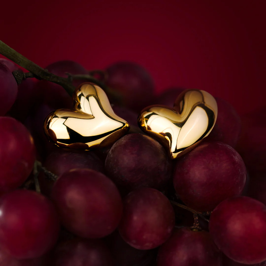Heartie Studs Gold - Image 4