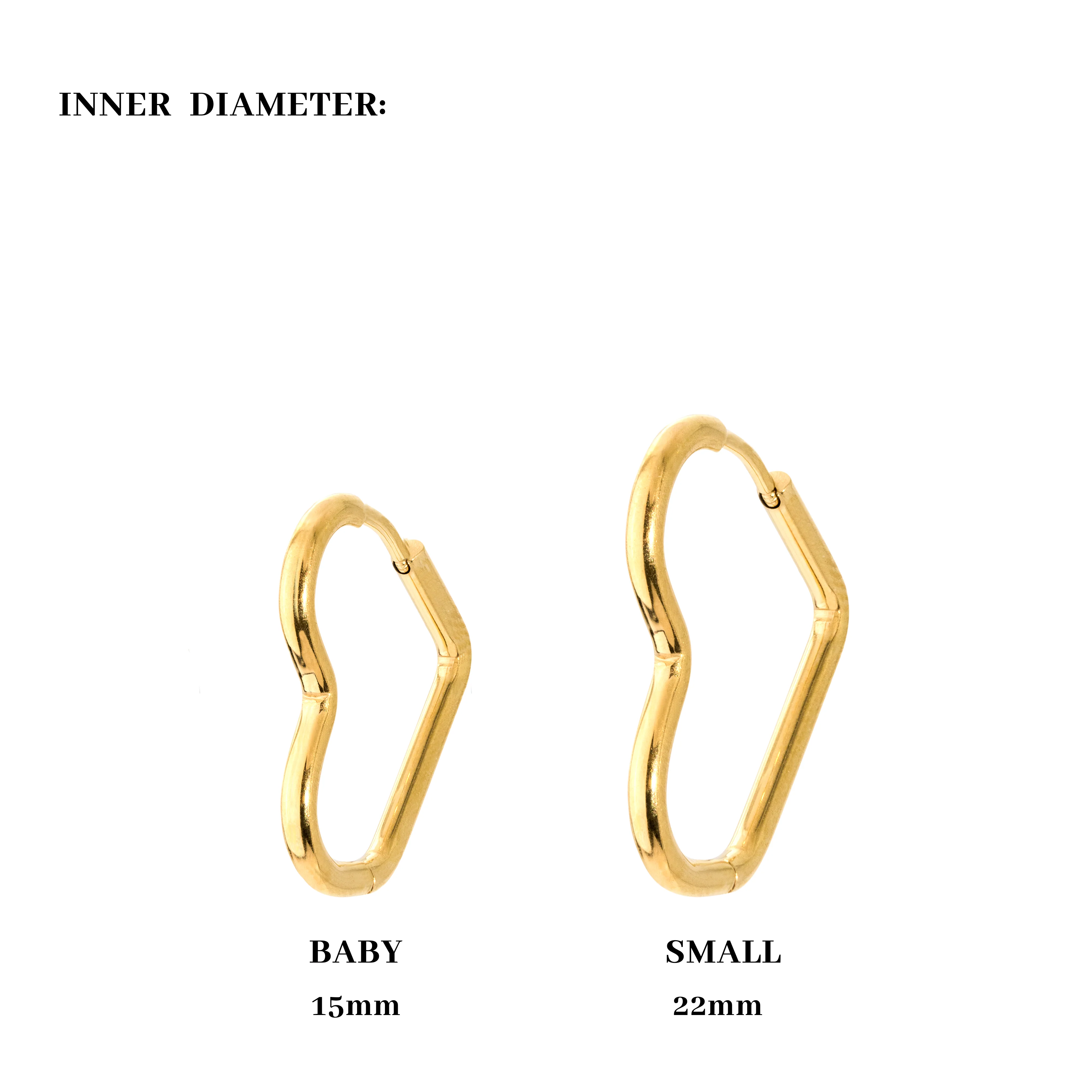 Heartily Hoop Set Rose Gold - Image 4