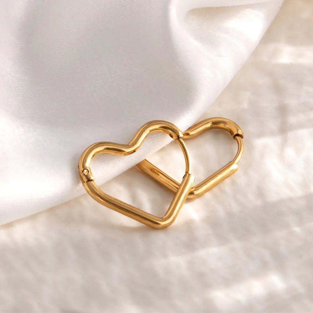 Heartily Hoops Small Gold - Image 3