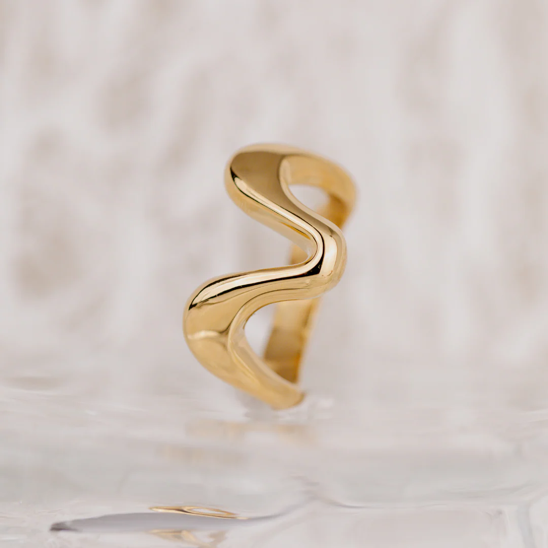 High 'n' Low Ring Rose Gold - Image 3