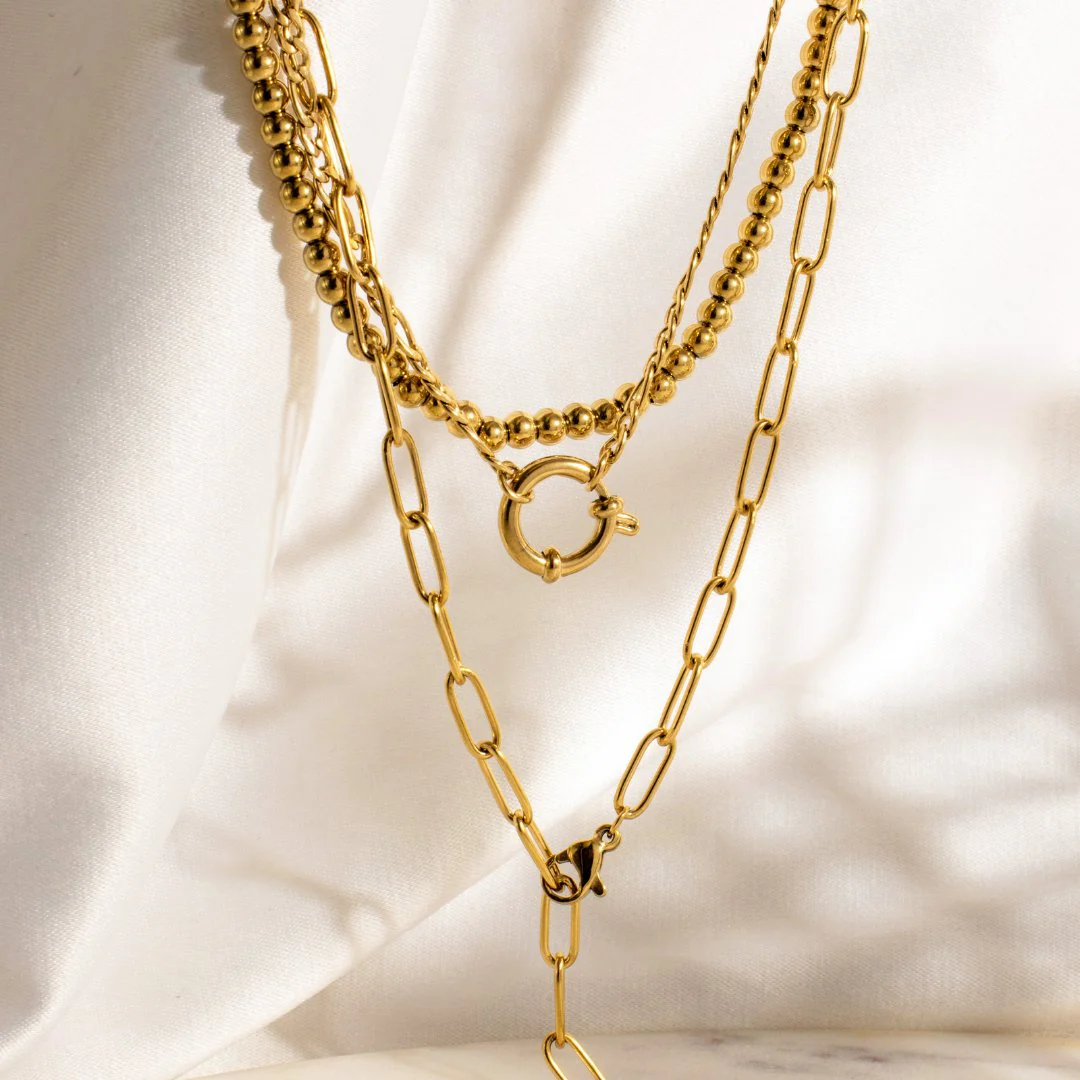 Honey Y-Necklace Silver - Image 4