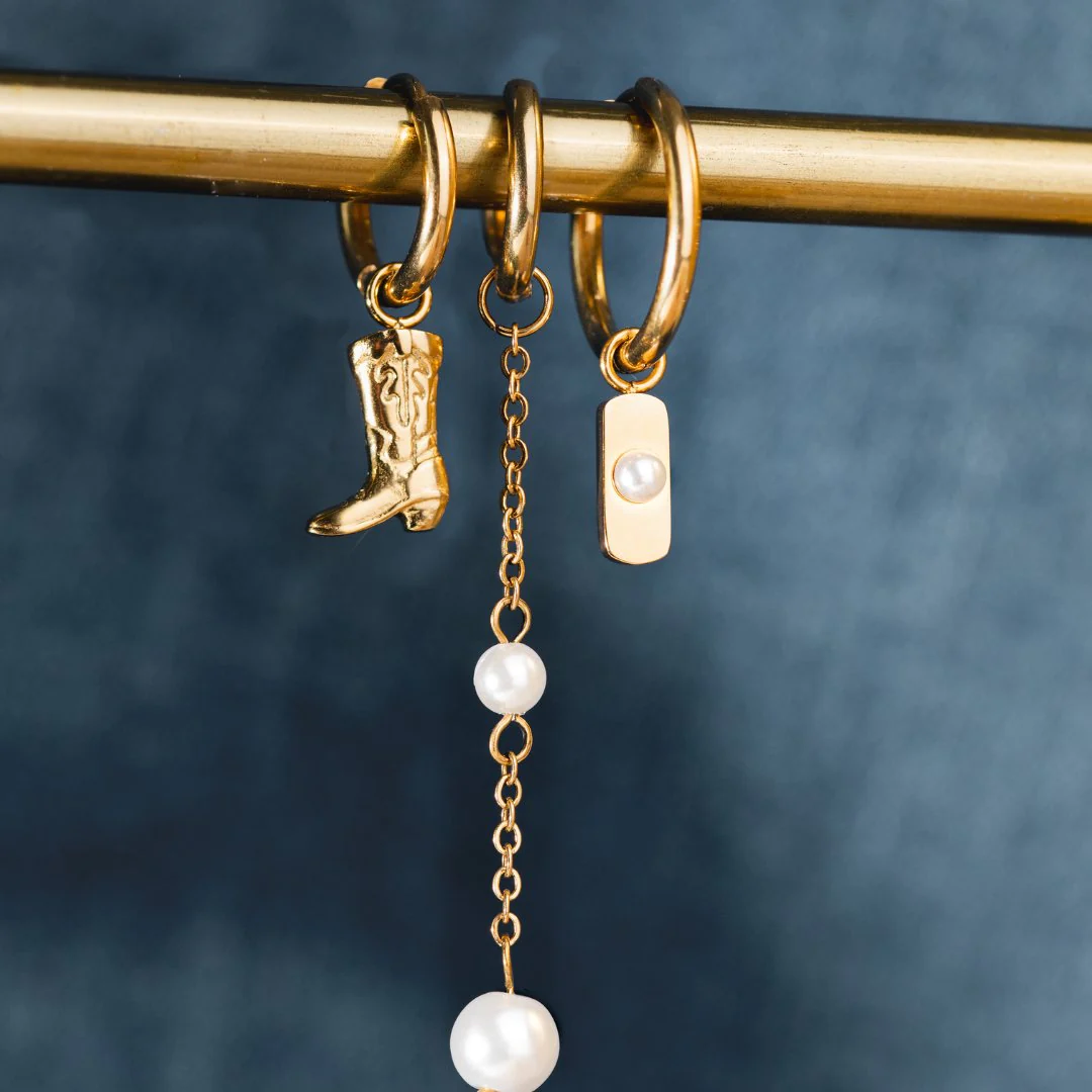 Howdy Hoop Set Small Gold - Image 5