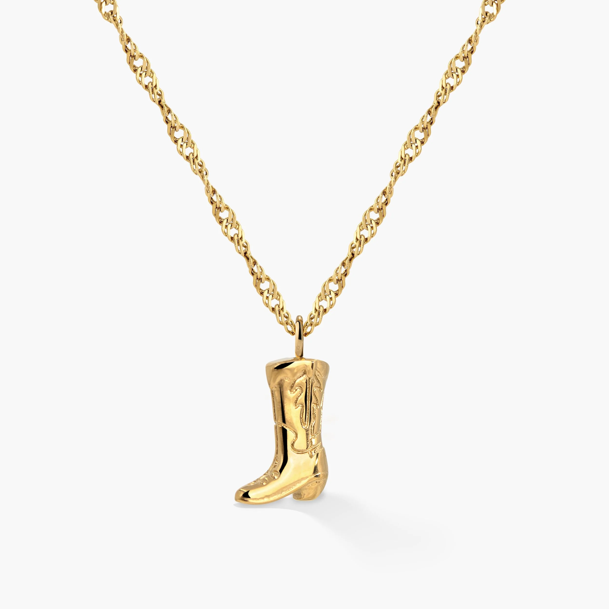 Howdy Necklace Gold