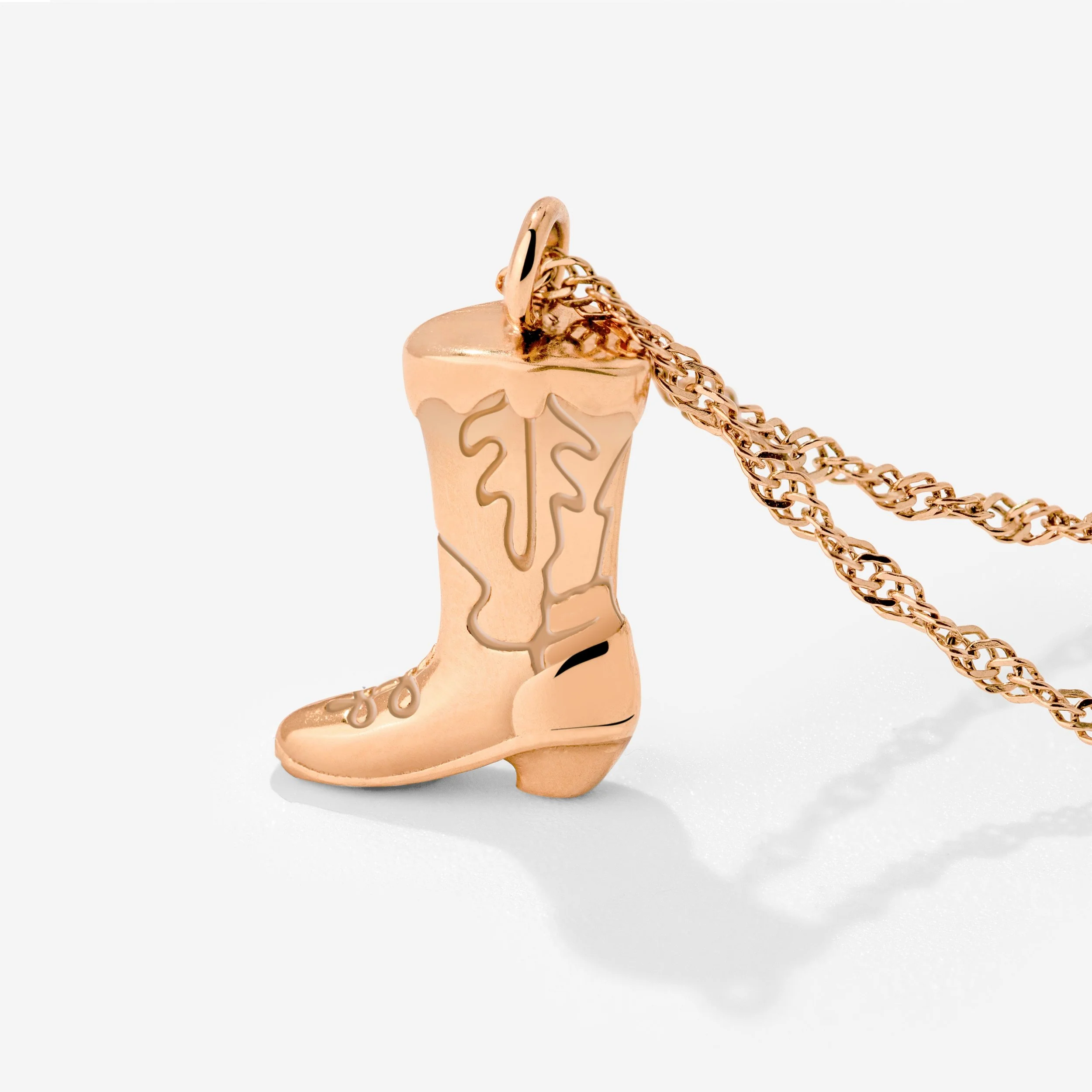 Howdy Necklace Rose Gold - Image 3