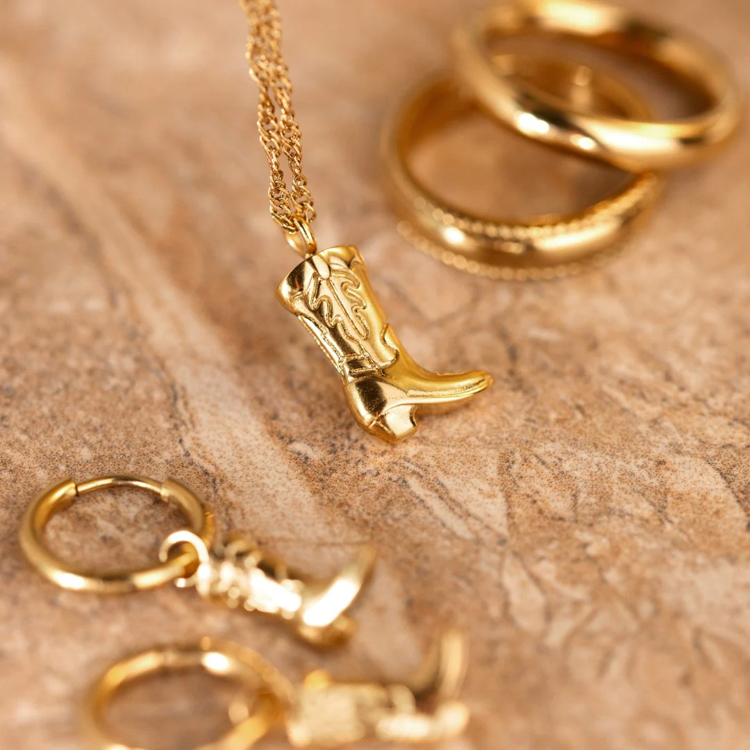 Howdy Necklace Rose Gold - Image 4