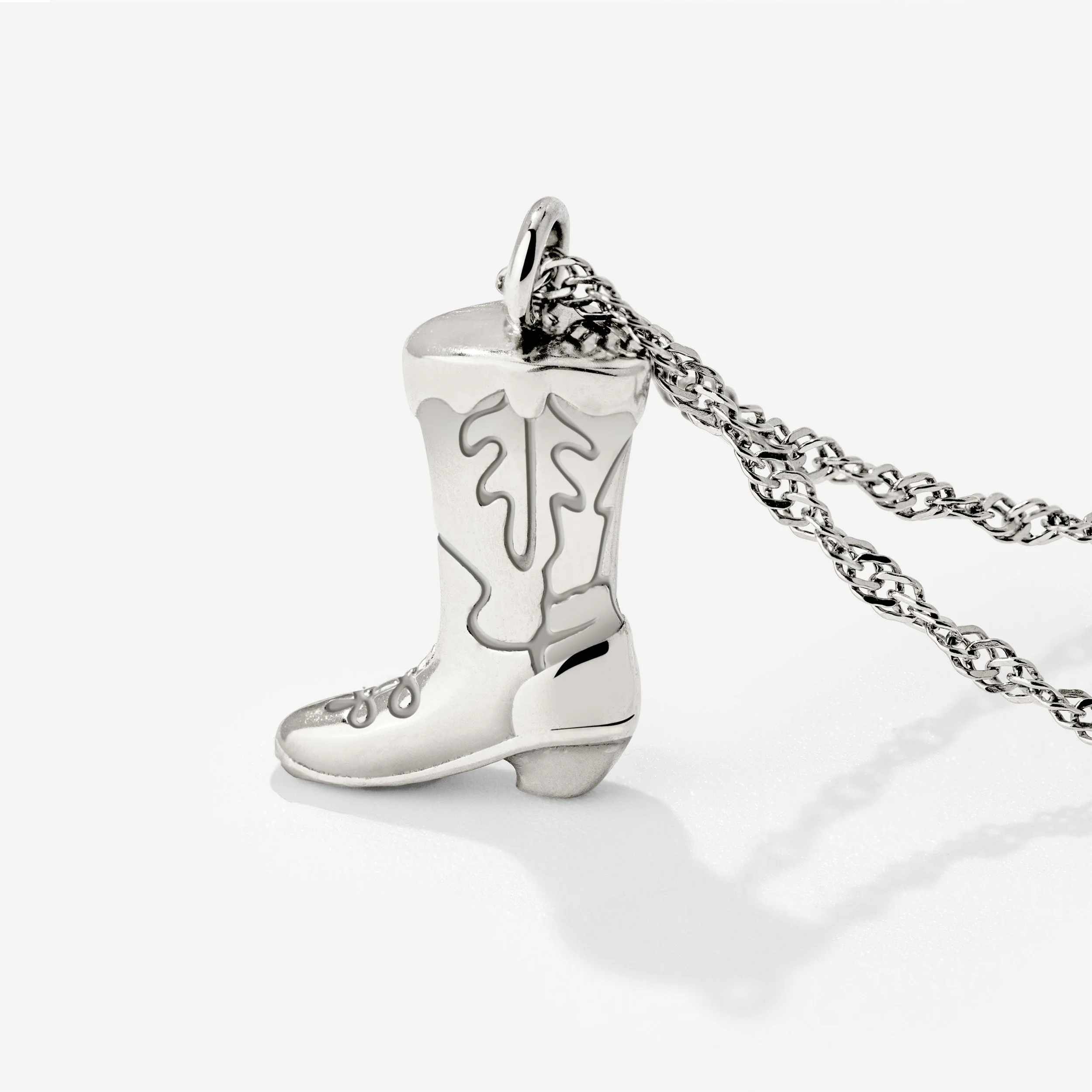 Howdy Necklace Silver - Image 3