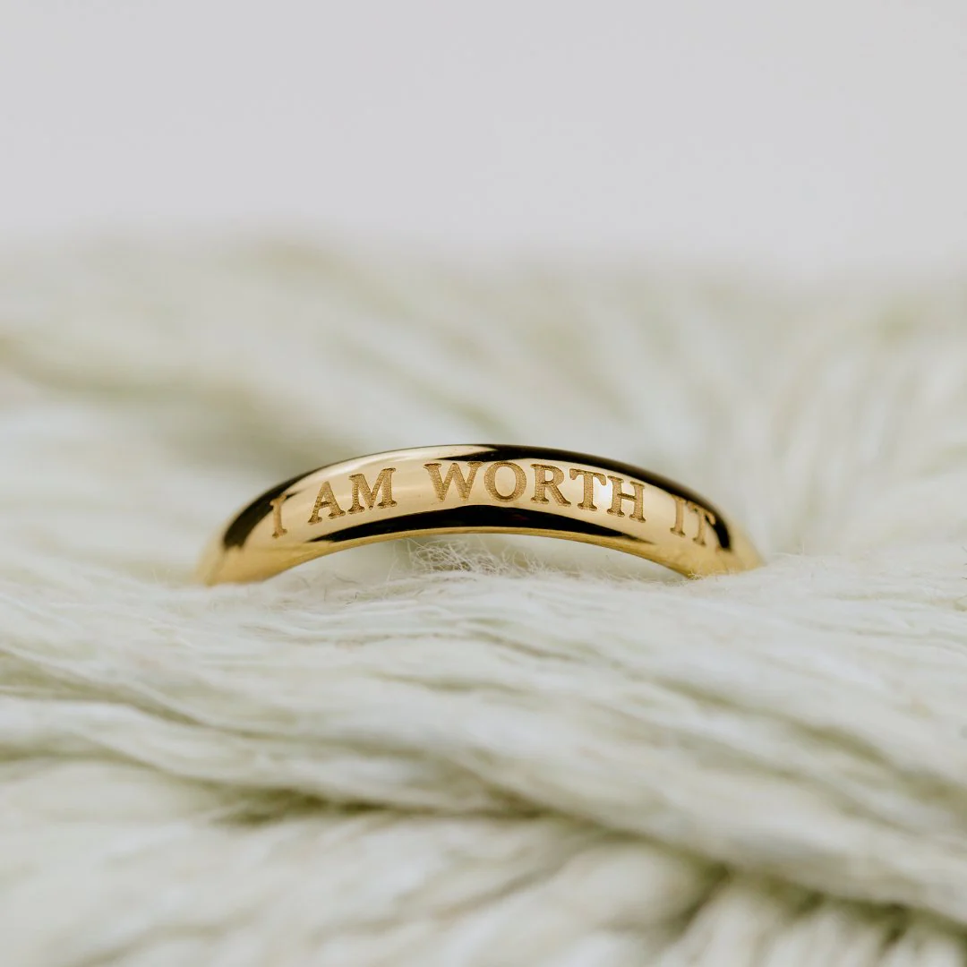 I am worth it Ring Silver - Image 4