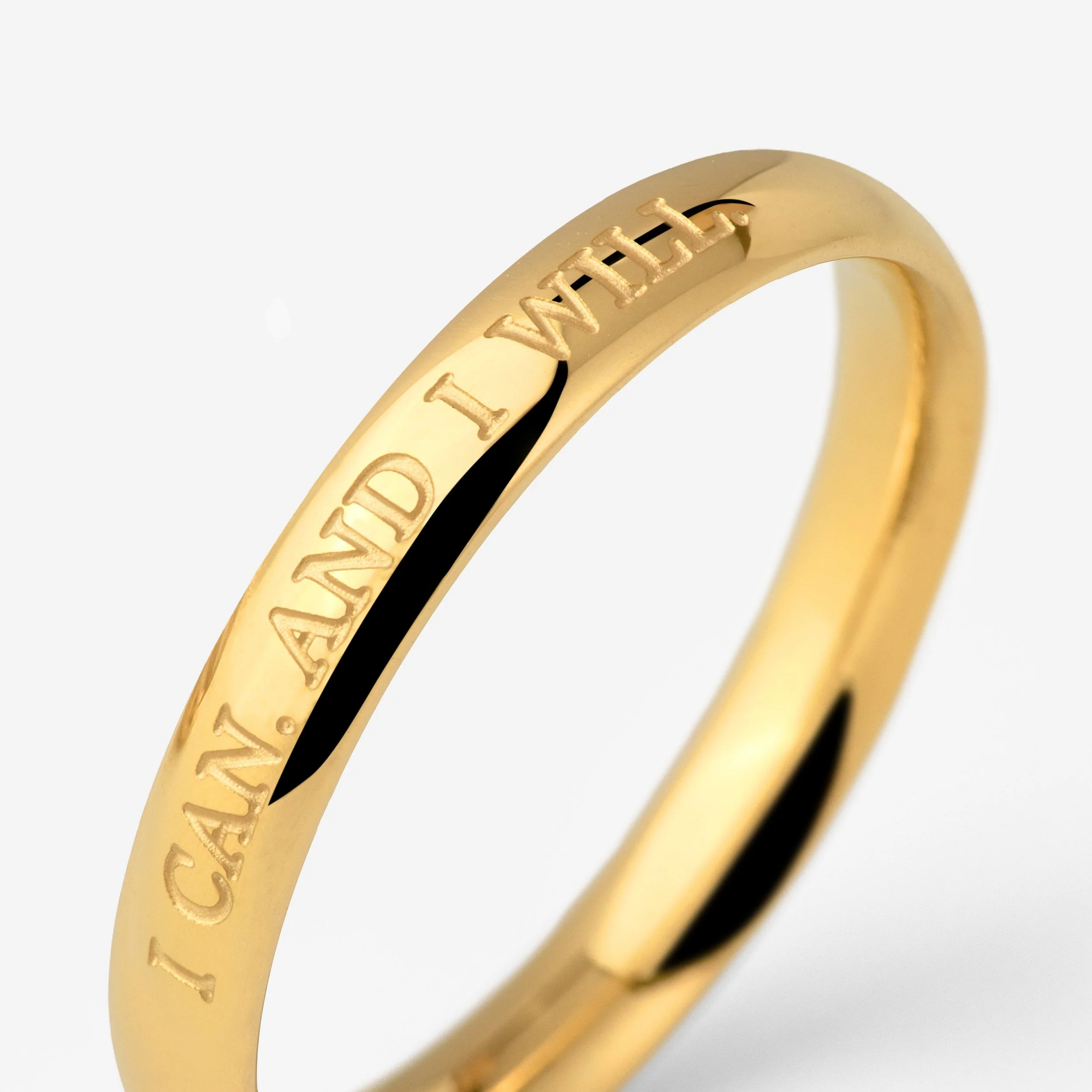 I can. And I will Ring Stud Earrings Gold - Image 4