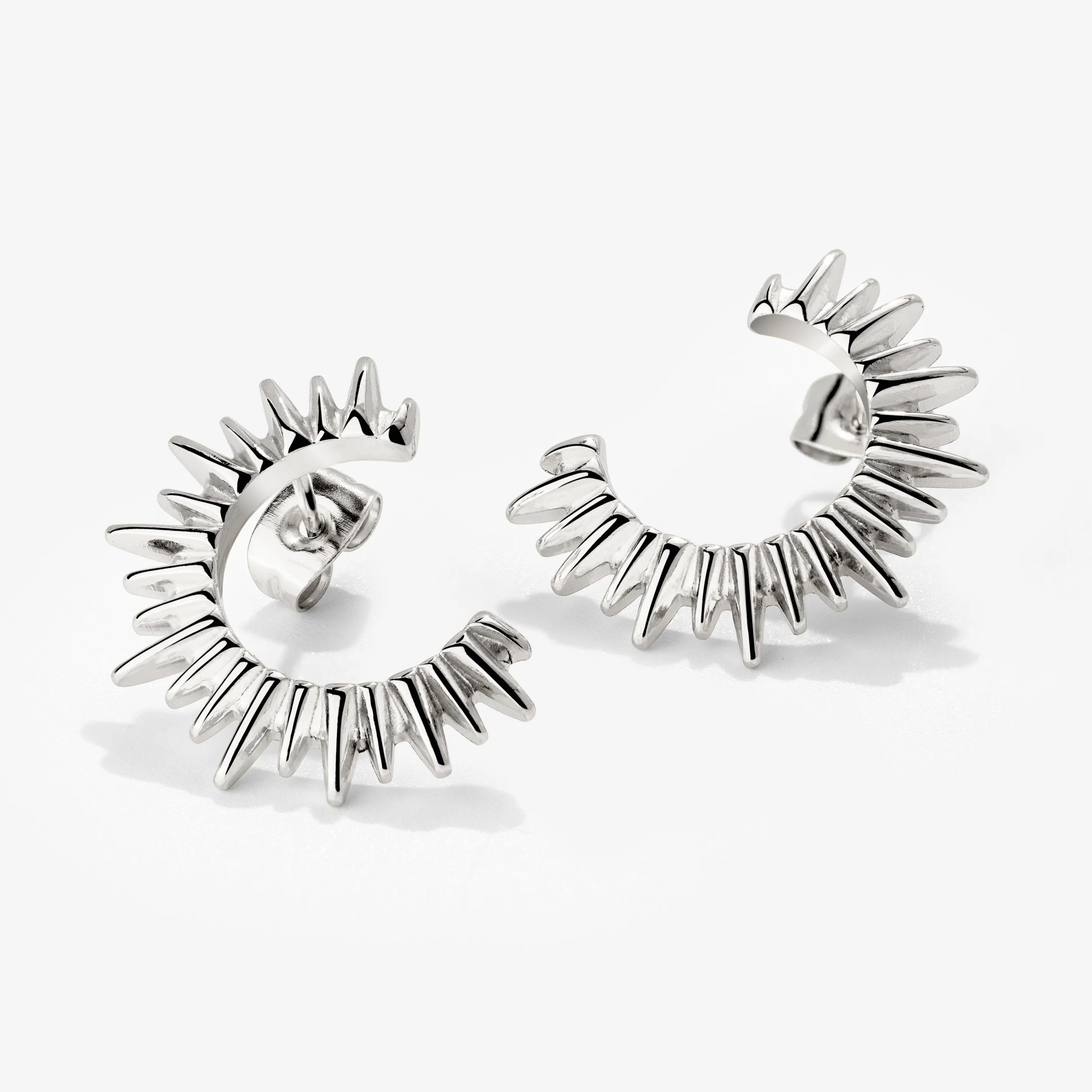 Icicle Earrings Silver - Image 3