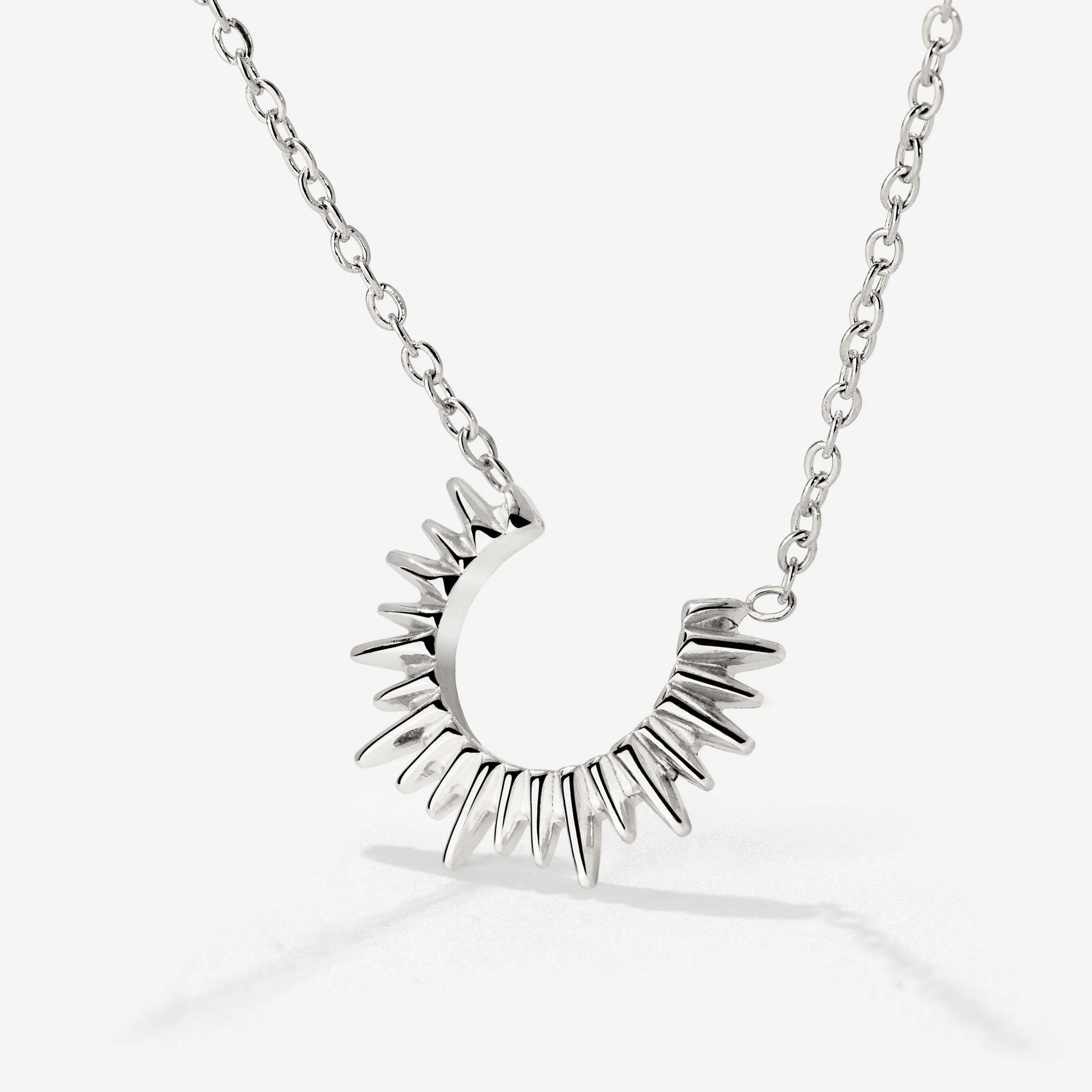Icicle Necklace Silver - Image 3