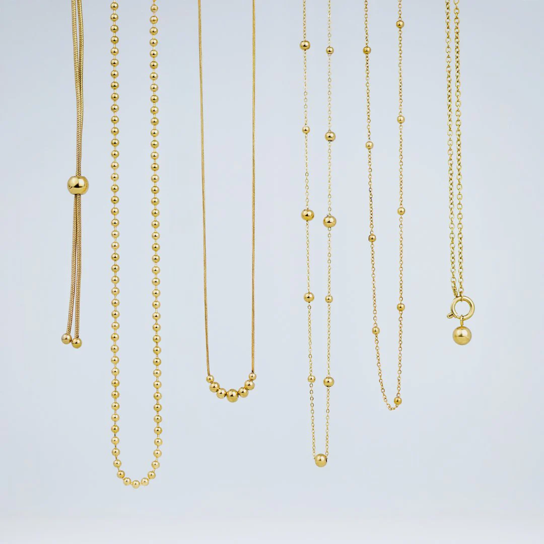 Infinite Beads Necklace Silver - Image 5