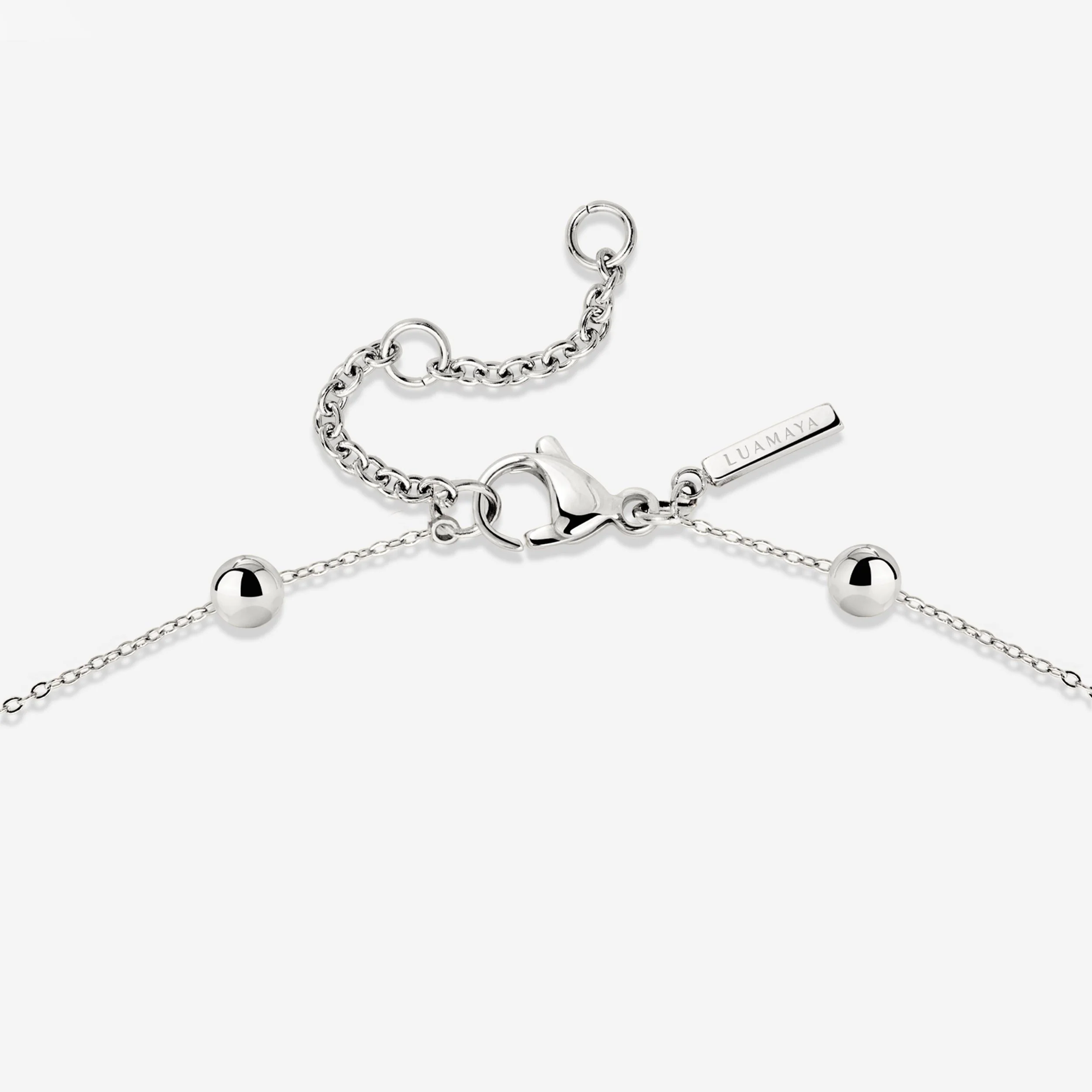Infinite Beads Necklace Silver - Image 6