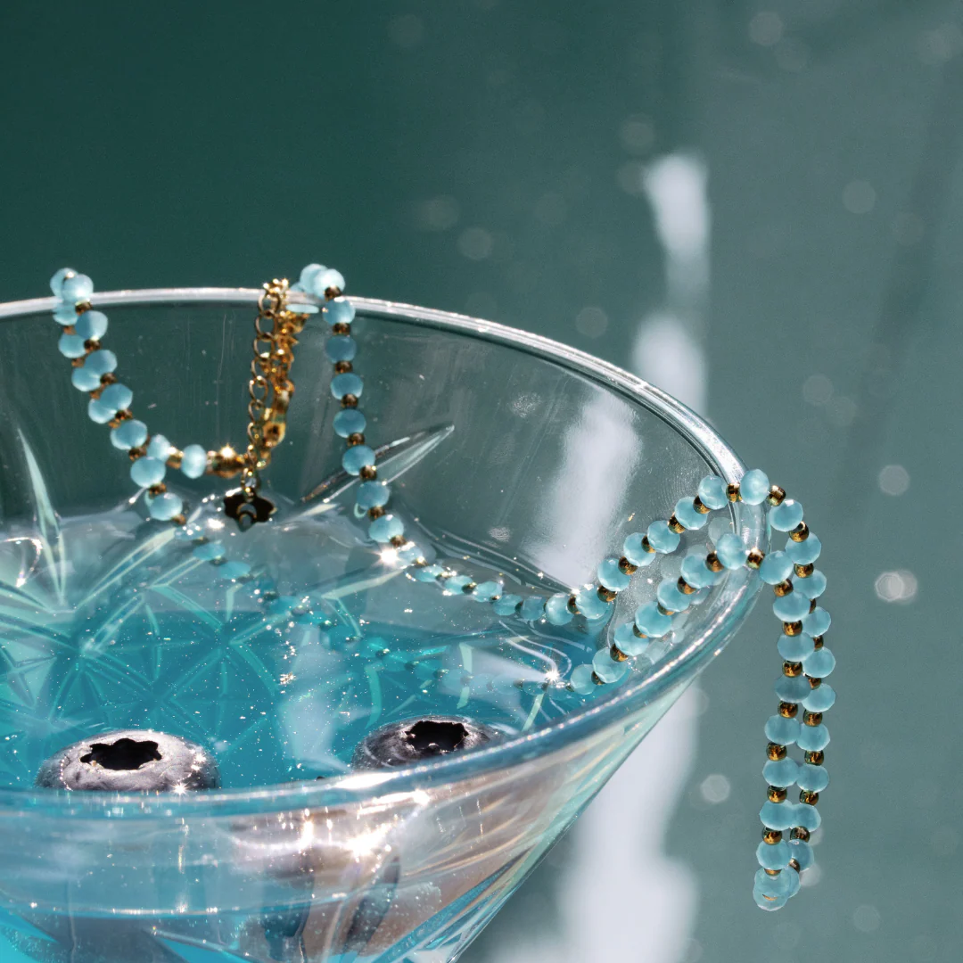Into the Blue Anklet Gold - Image 4