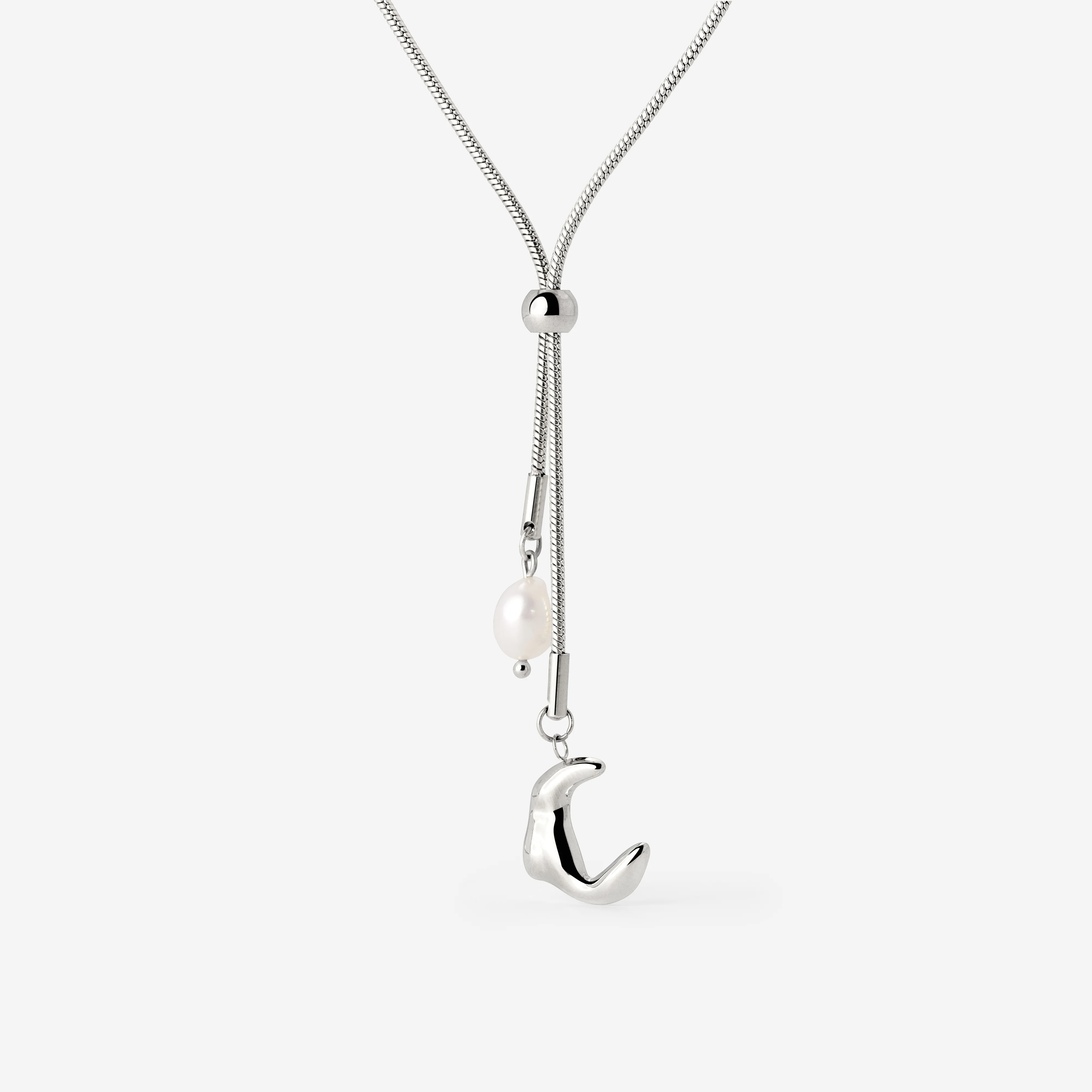 Joyful Jule Y-Necklace Silver
