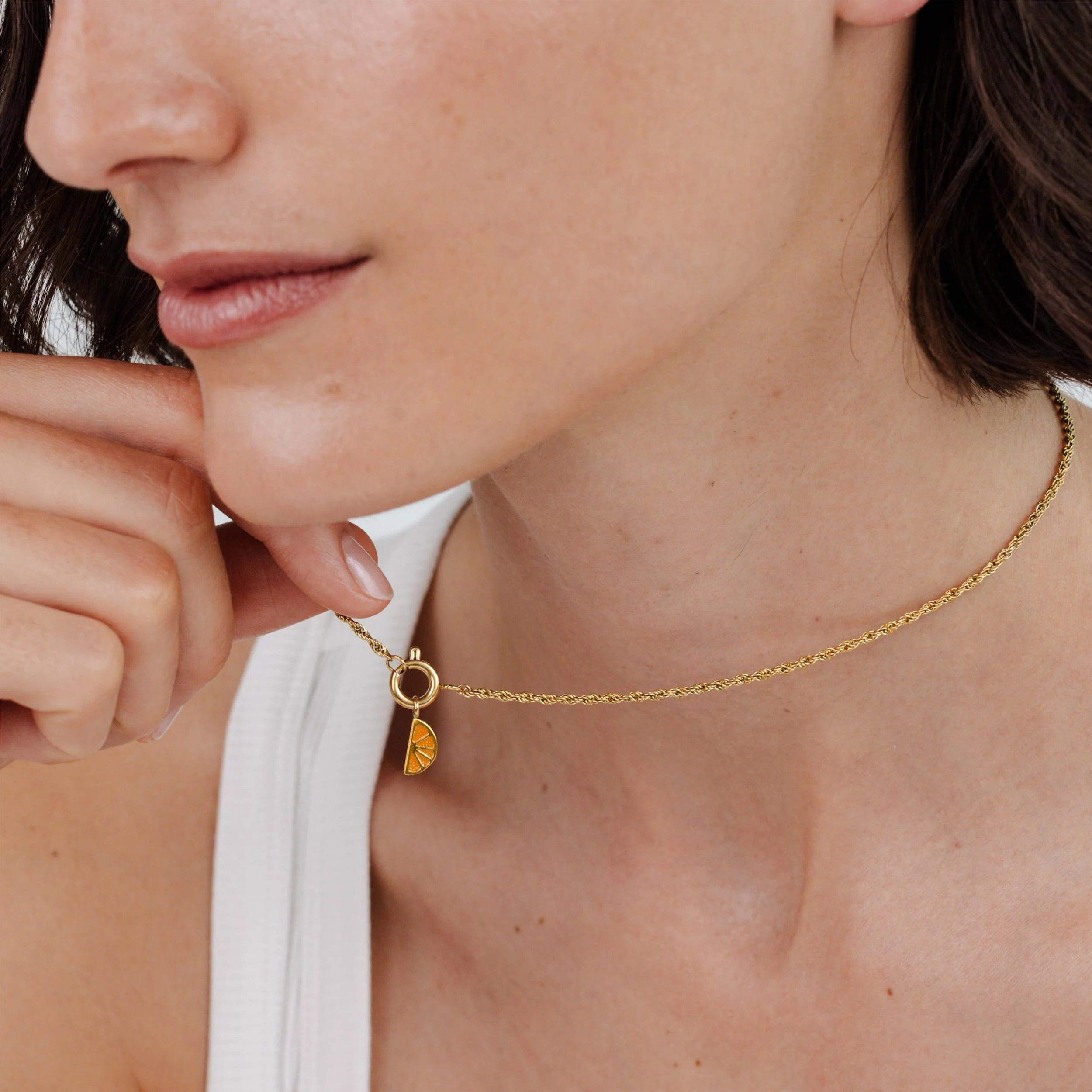 Juicy Rope Chain Necklace Set Gold - Image 2