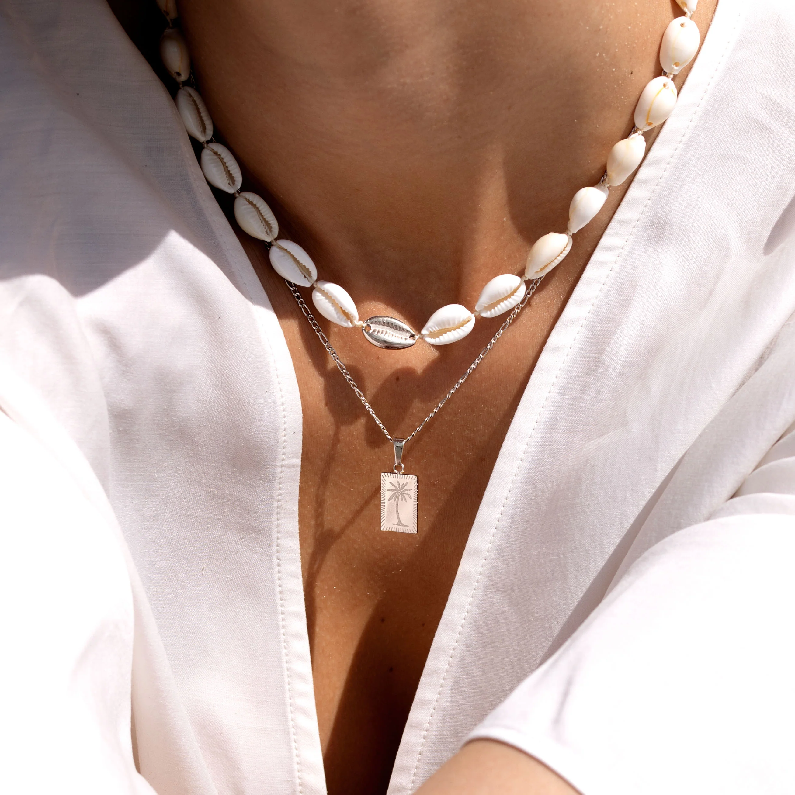 Just Vibes Necklace Silver - Image 2