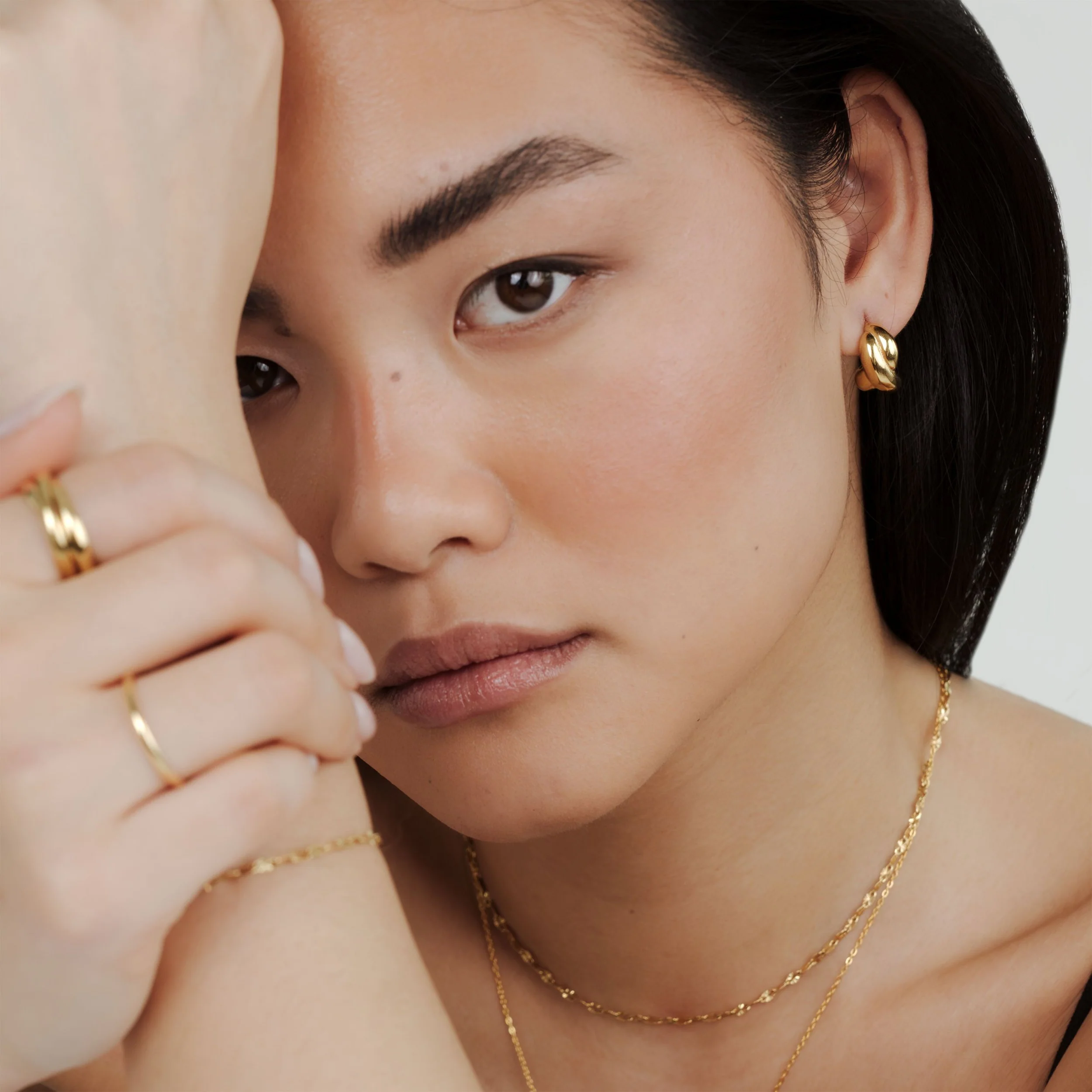 Keepsake Earrings Gold - Image 2