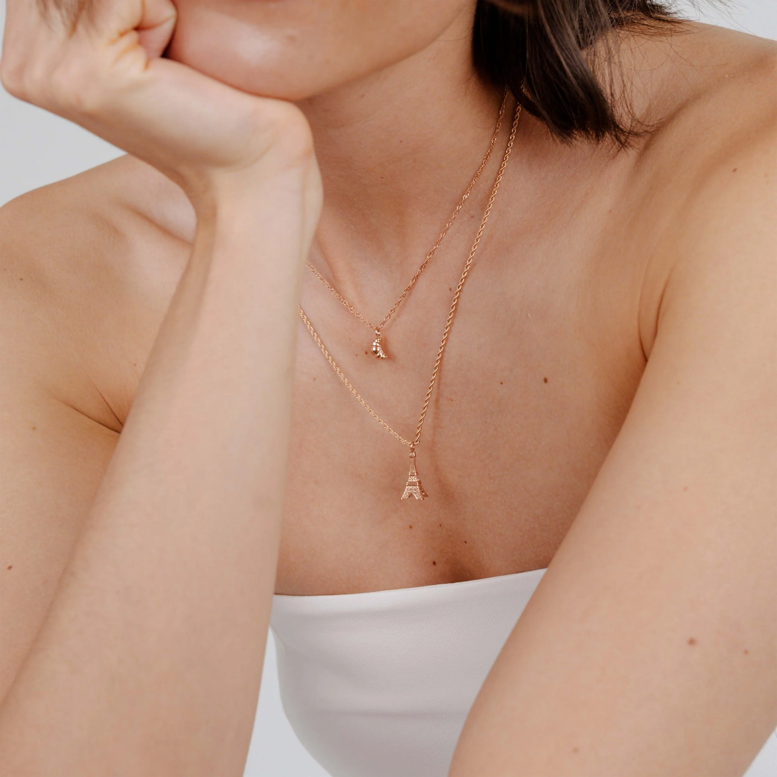 L'Amour Necklace Rose Gold - Image 3