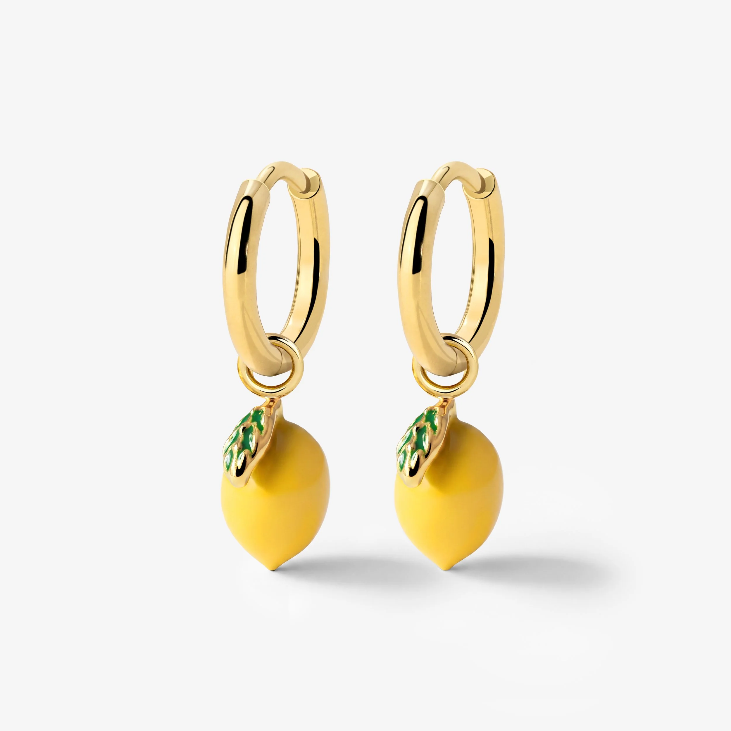 Lemony Hoop Set Small Gold