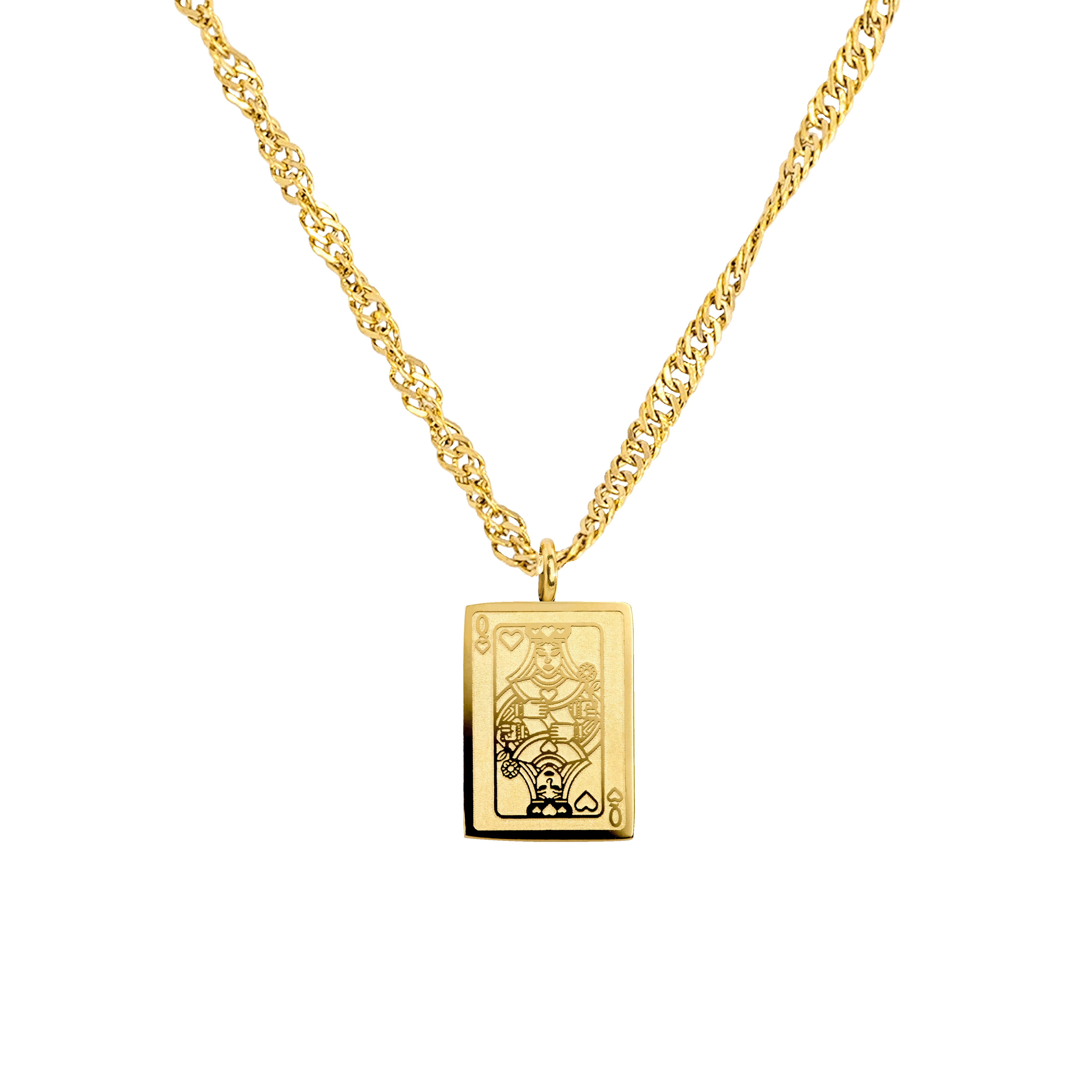 Like a Queen Necklace Gold