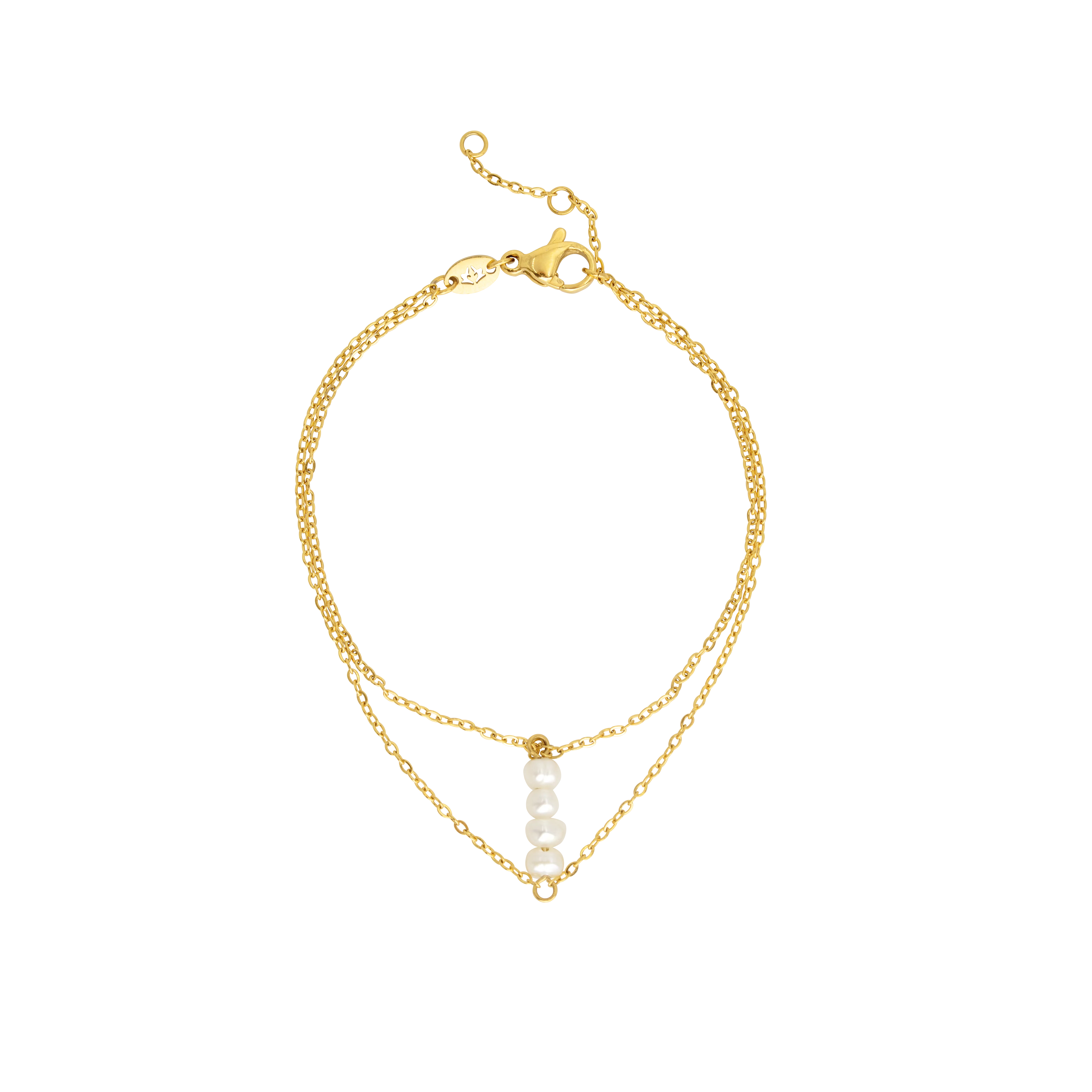 Lisys Pure Pearl Bracelet Gold