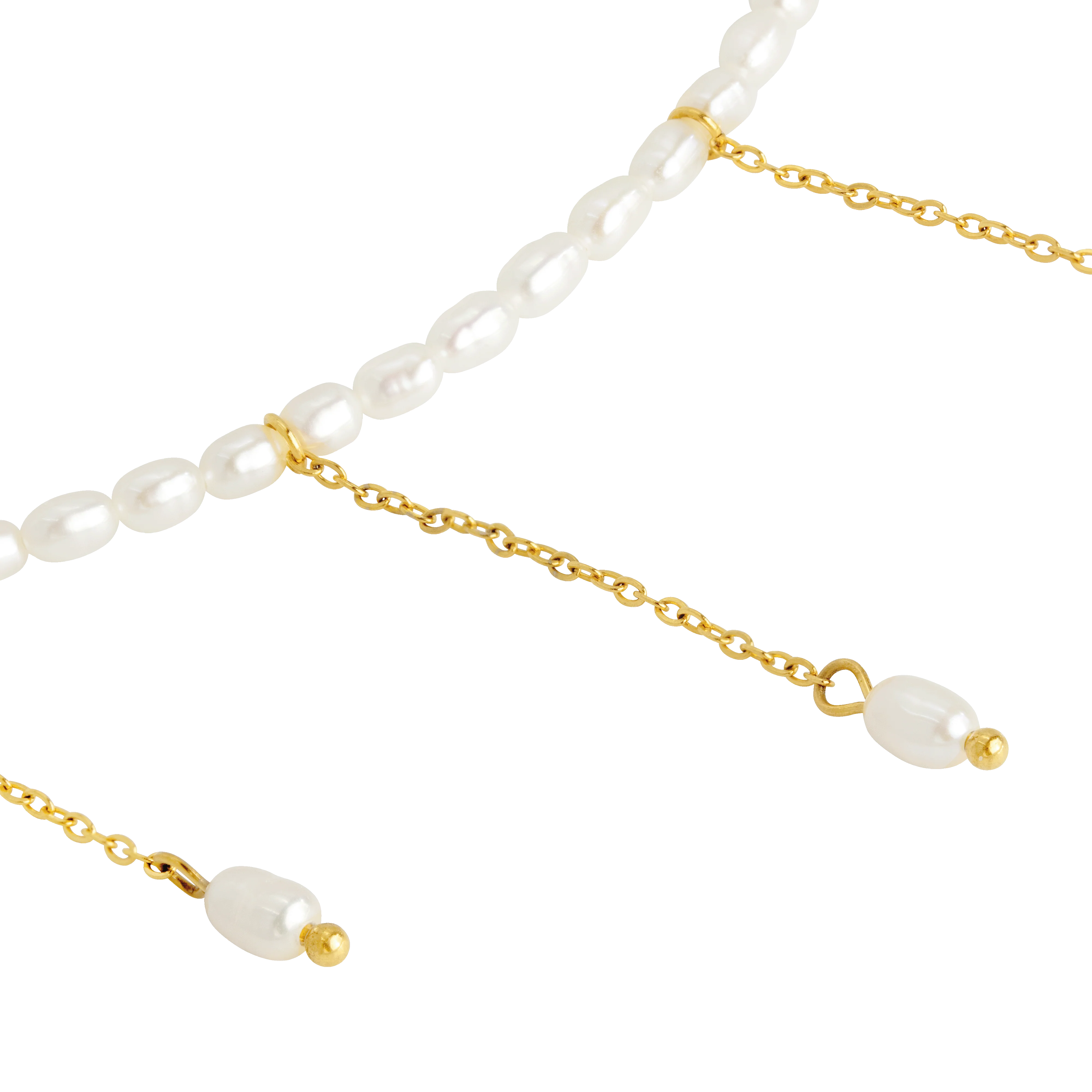 Lolas Love Pearl Power Necklace Gold - Image 3