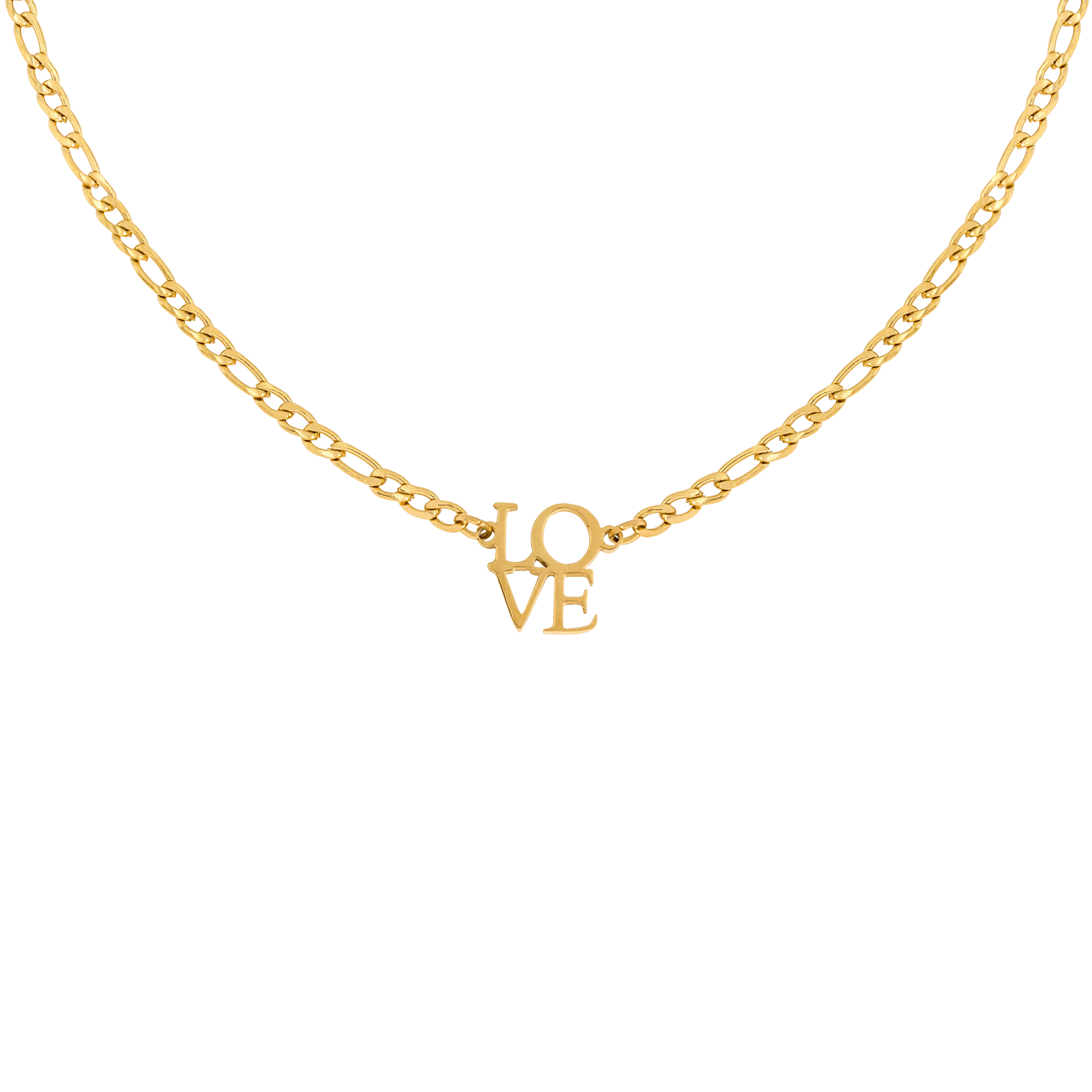 Lots of Love Necklace Gold