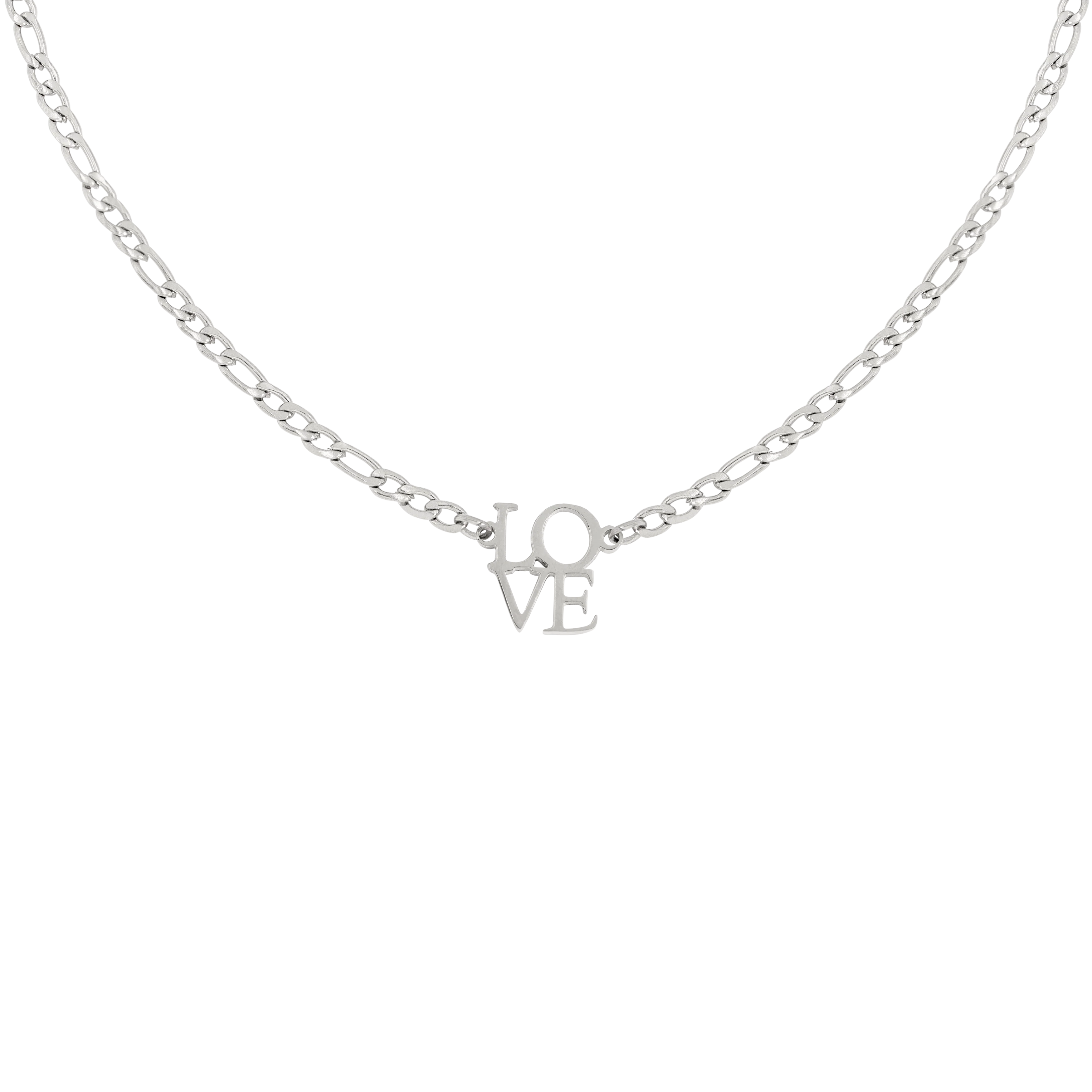 Lots of Love Necklace Silver