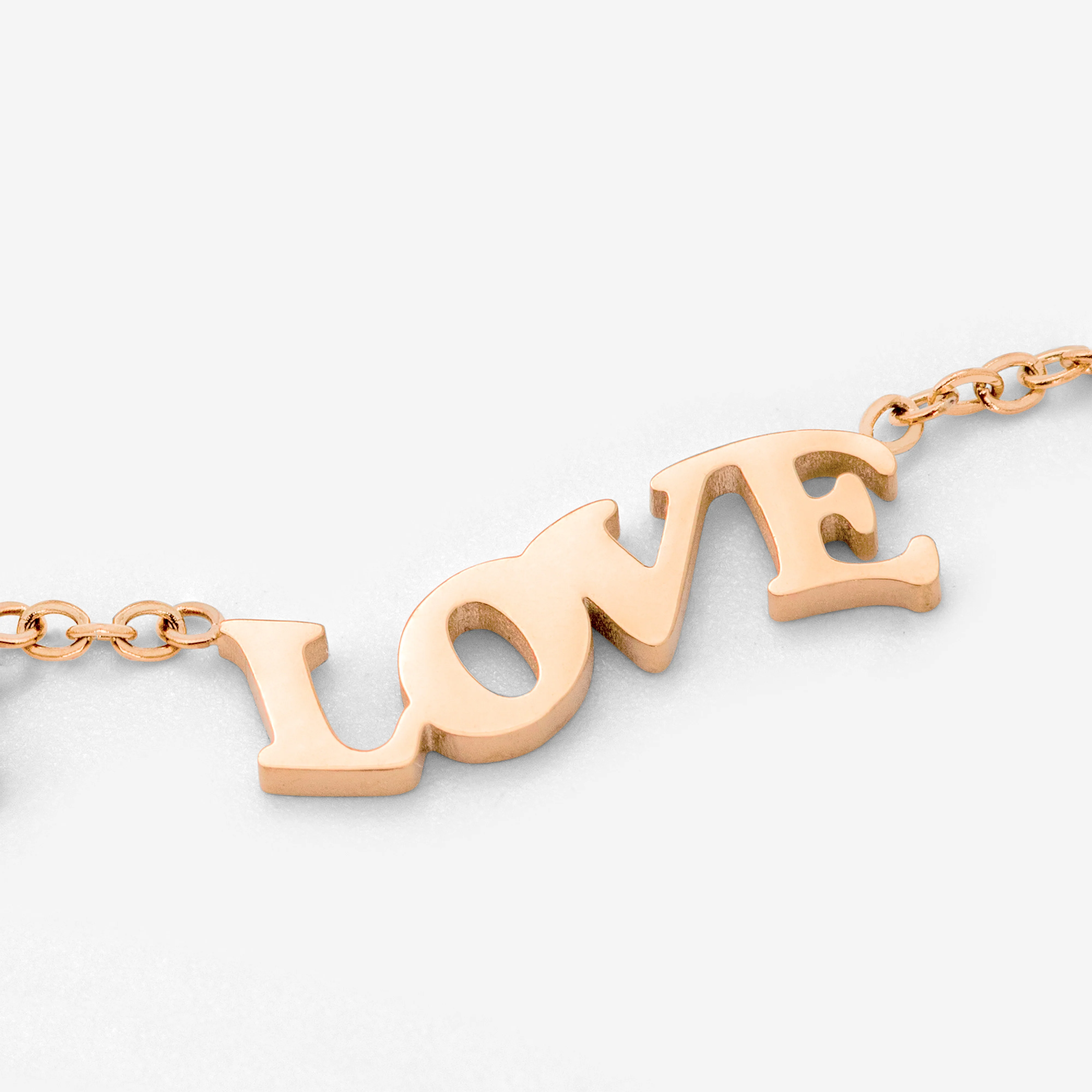 Love is Love Necklace Rose Gold - Image 3