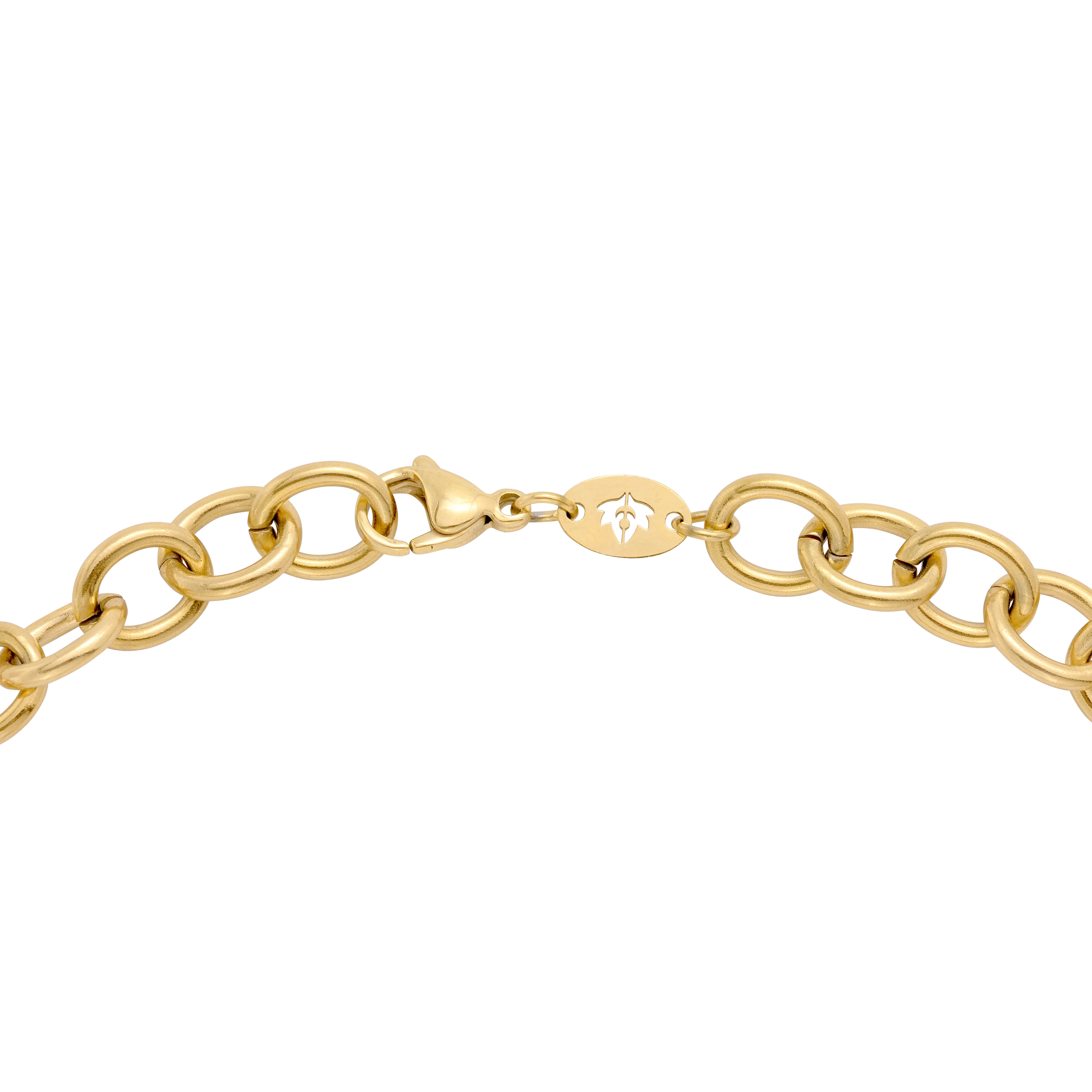 Love Me a Link Necklace Gold - Image 4