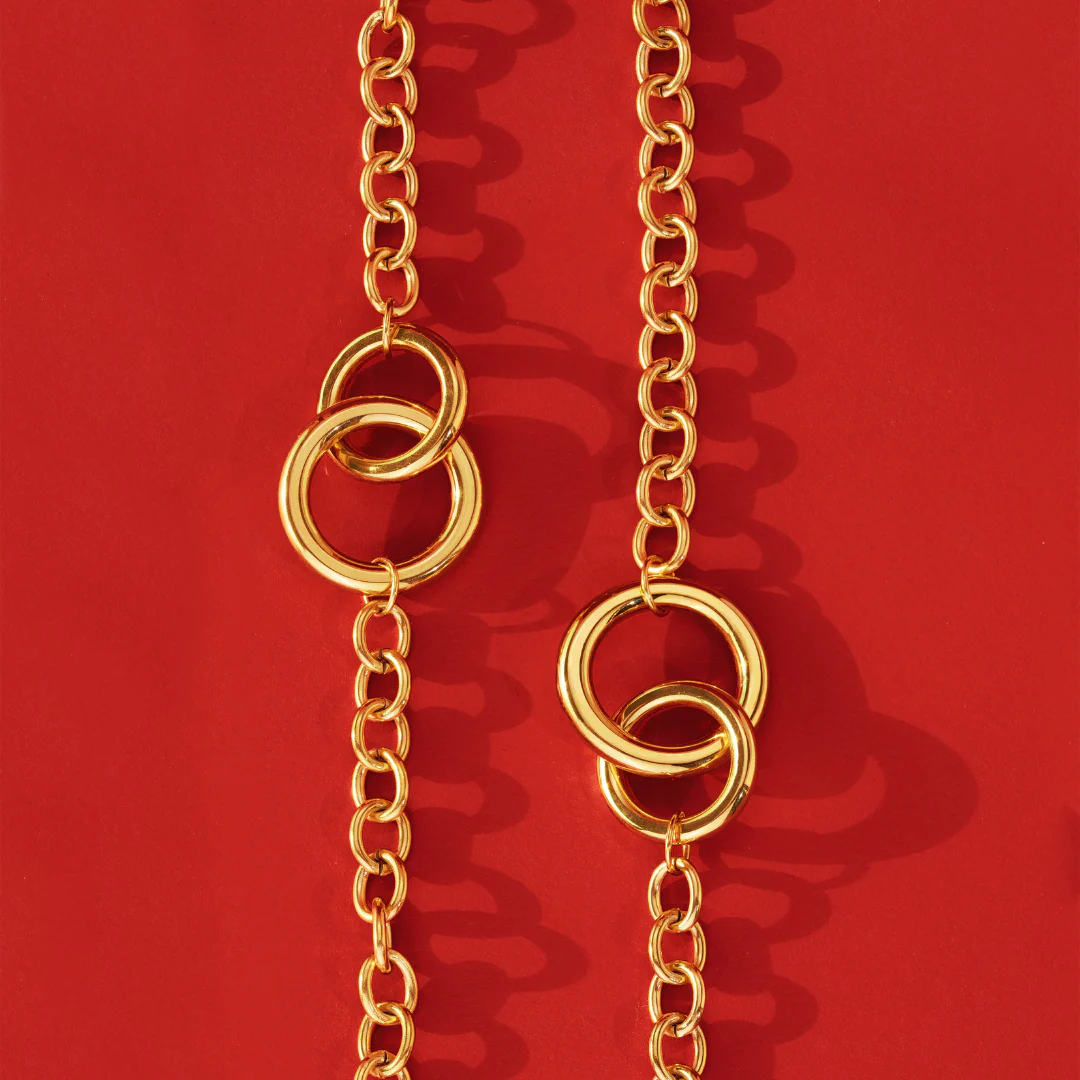 Love Me a Link Necklace Gold - Image 5