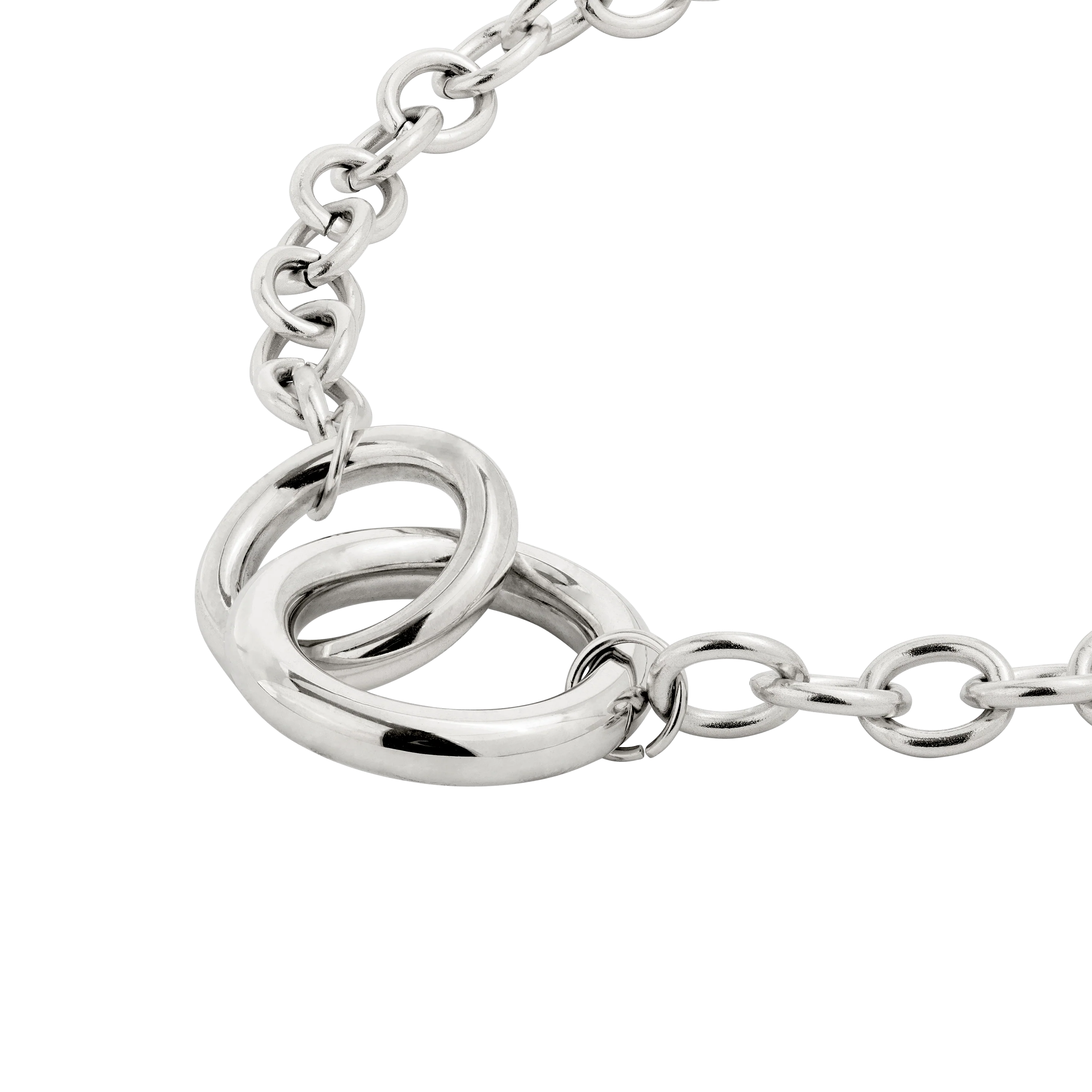Love Me a Link Necklace Silver - Image 3