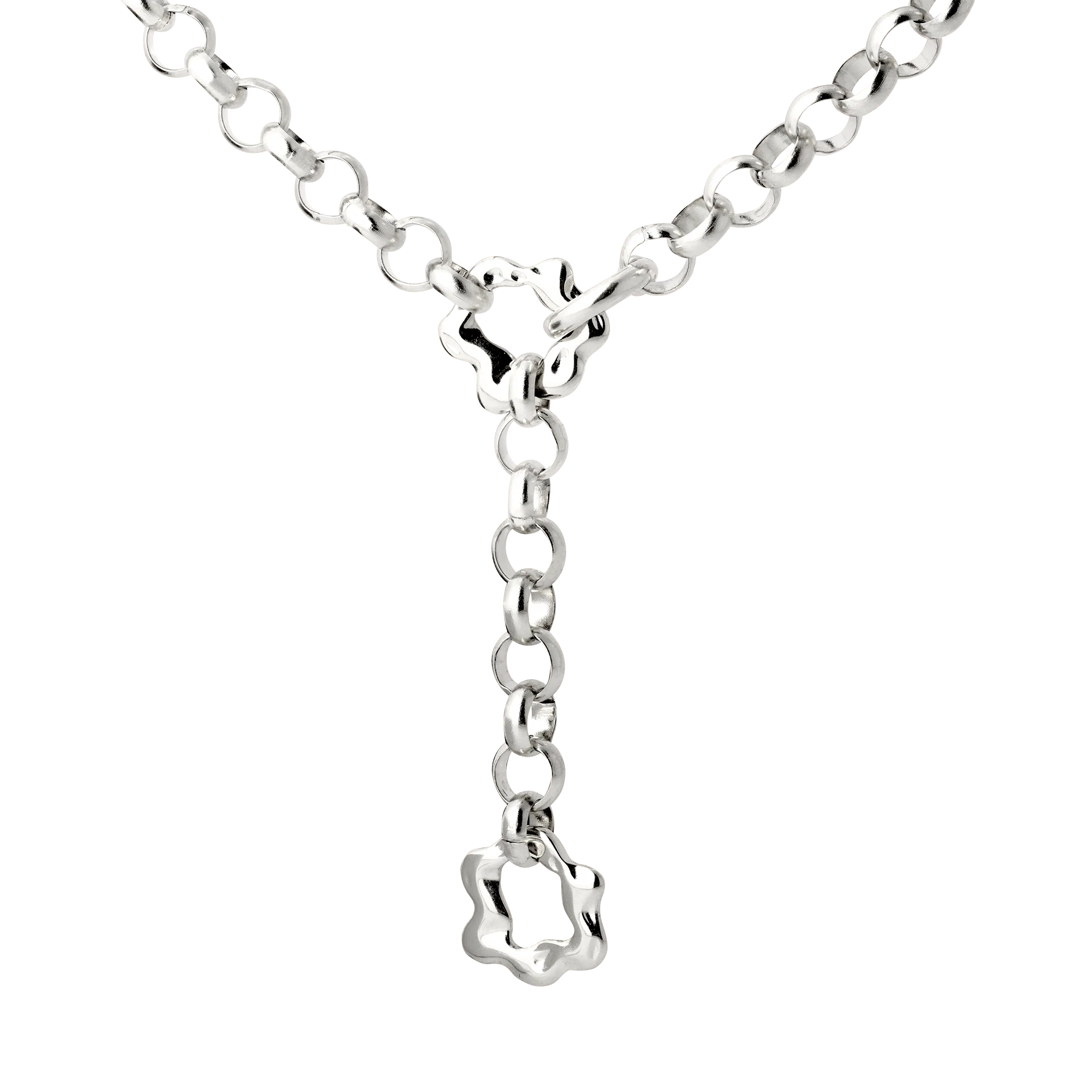 Love Me Bold Necklace Silver