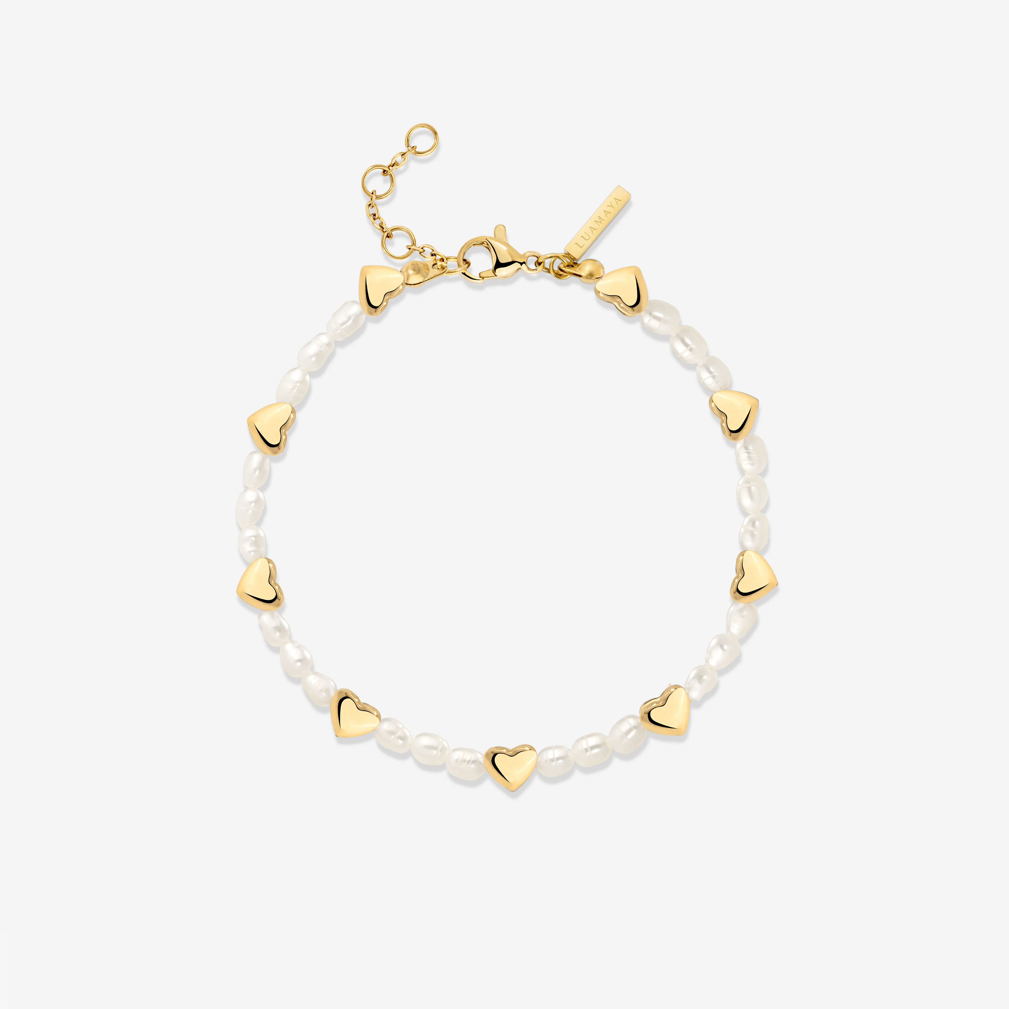Love Pearls Bracelet Gold