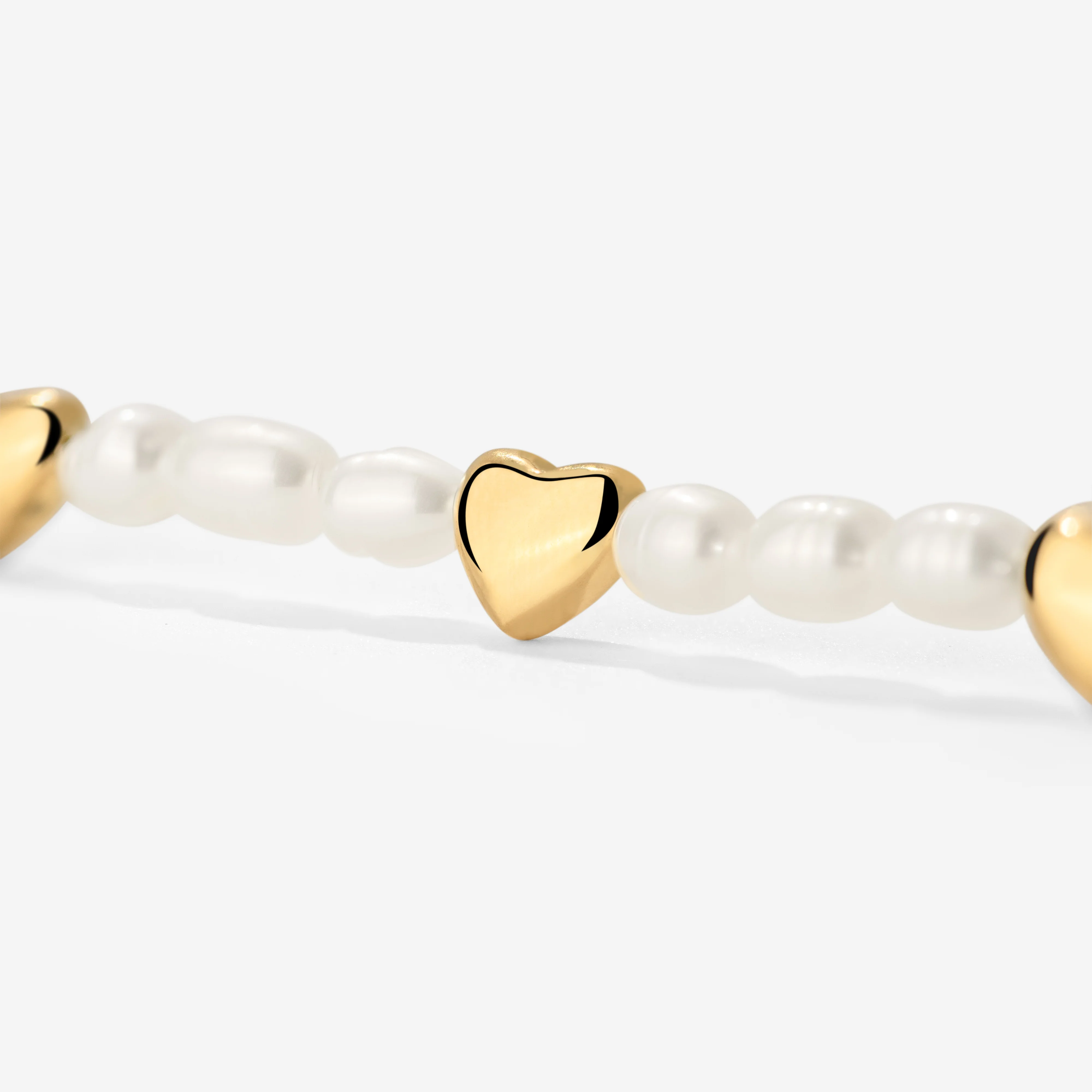 Love Pearls Bracelet Gold - Image 3