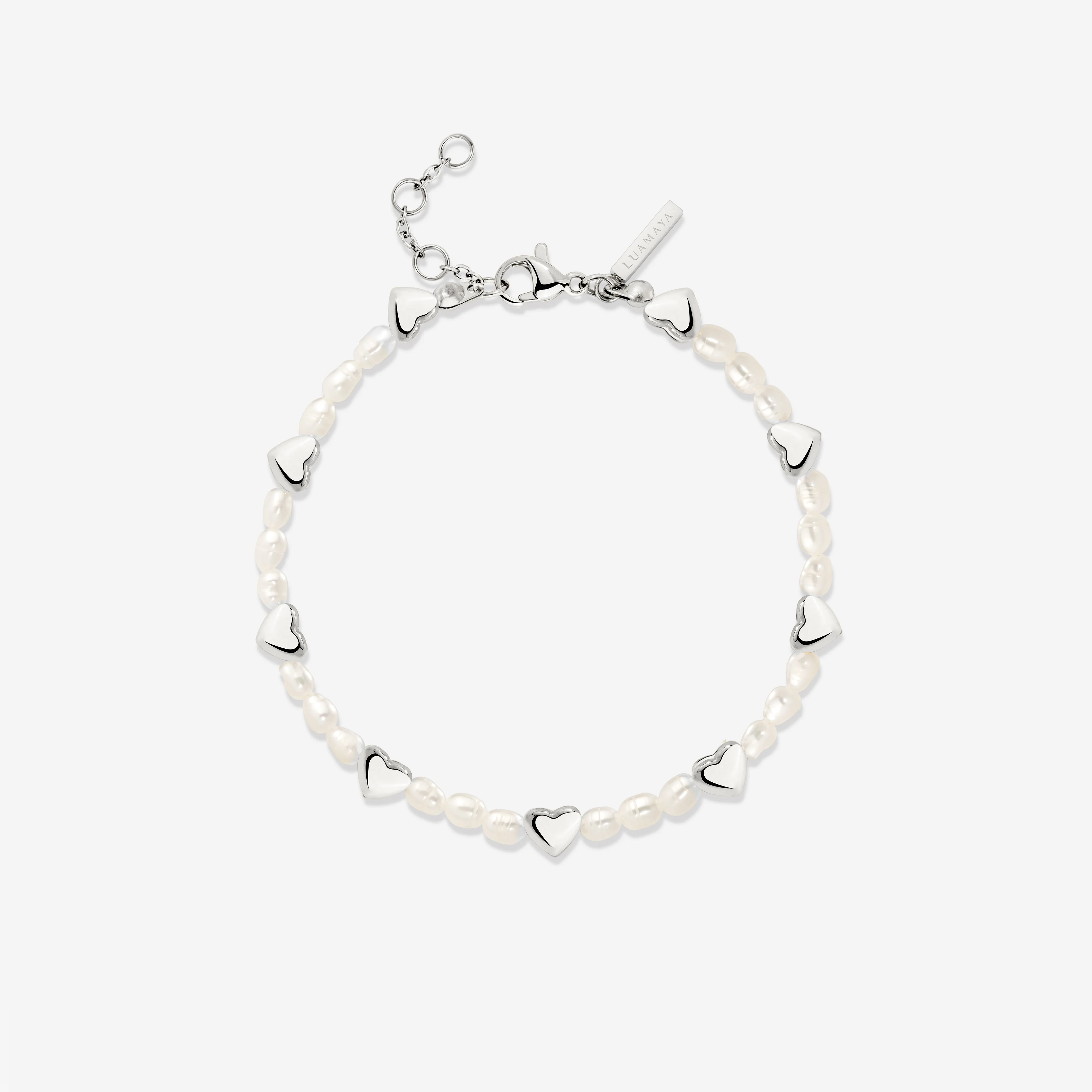 Love Pearls Bracelet Silver