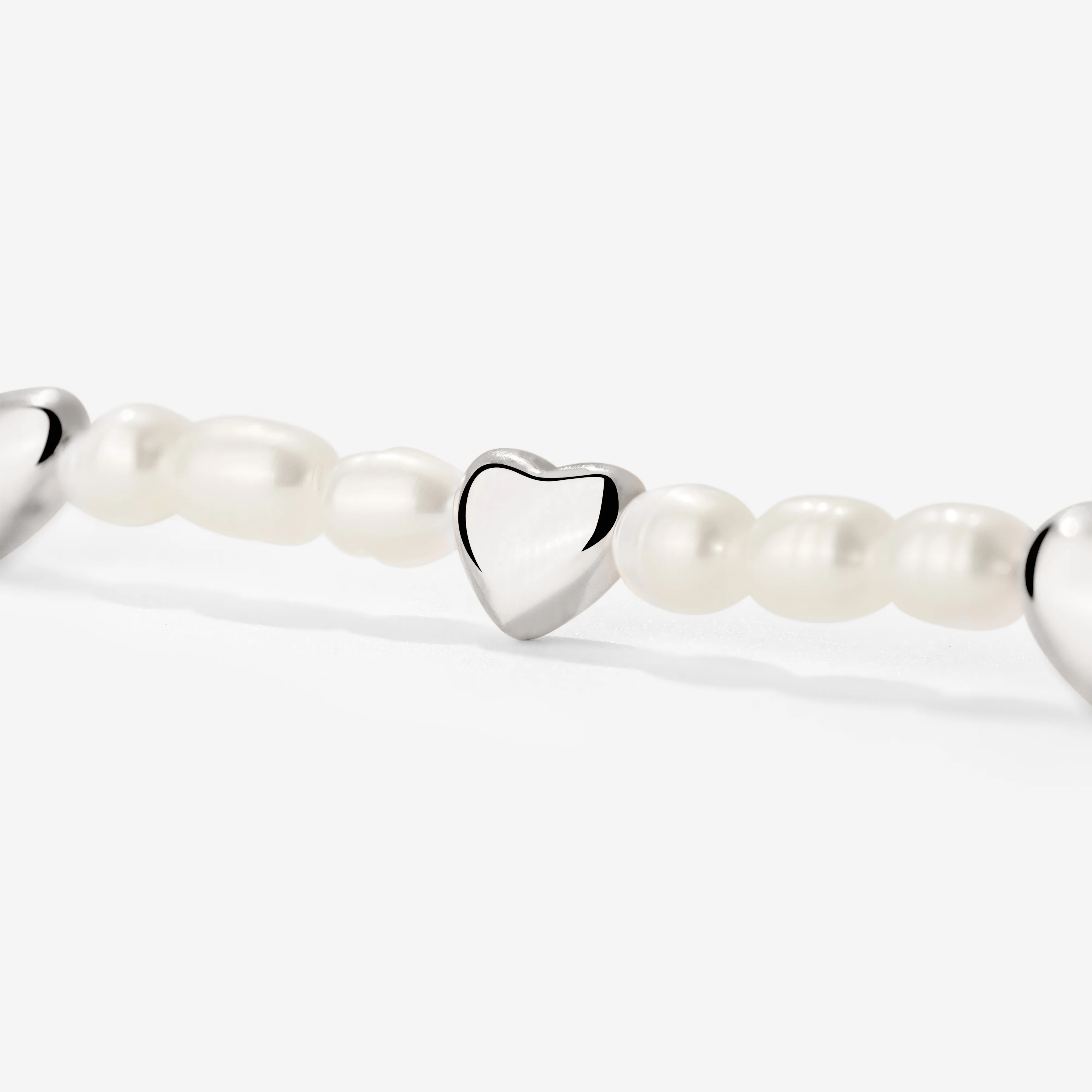 Love Pearls Bracelet Silver - Image 3