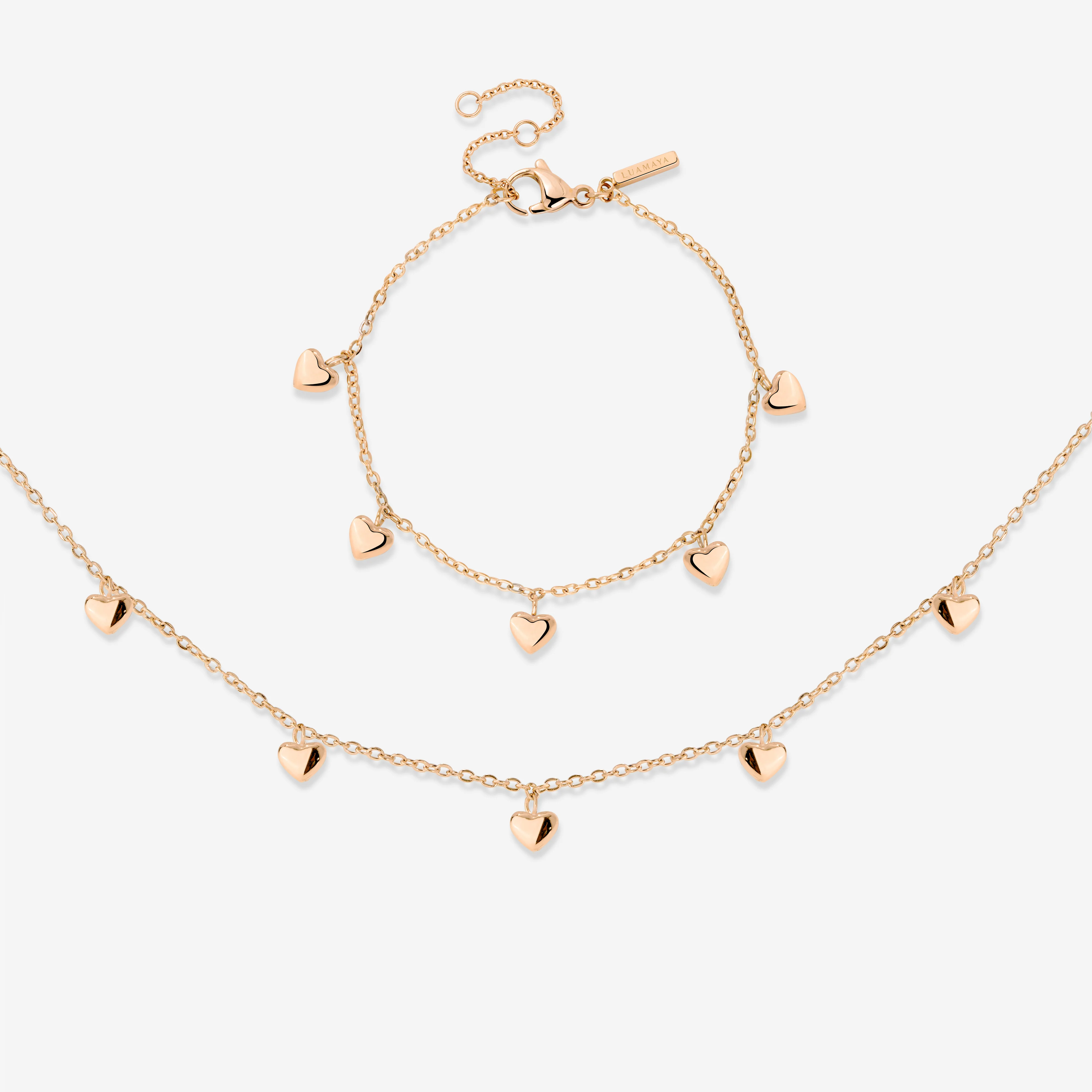 Lovely Heart Bundle Rose Gold