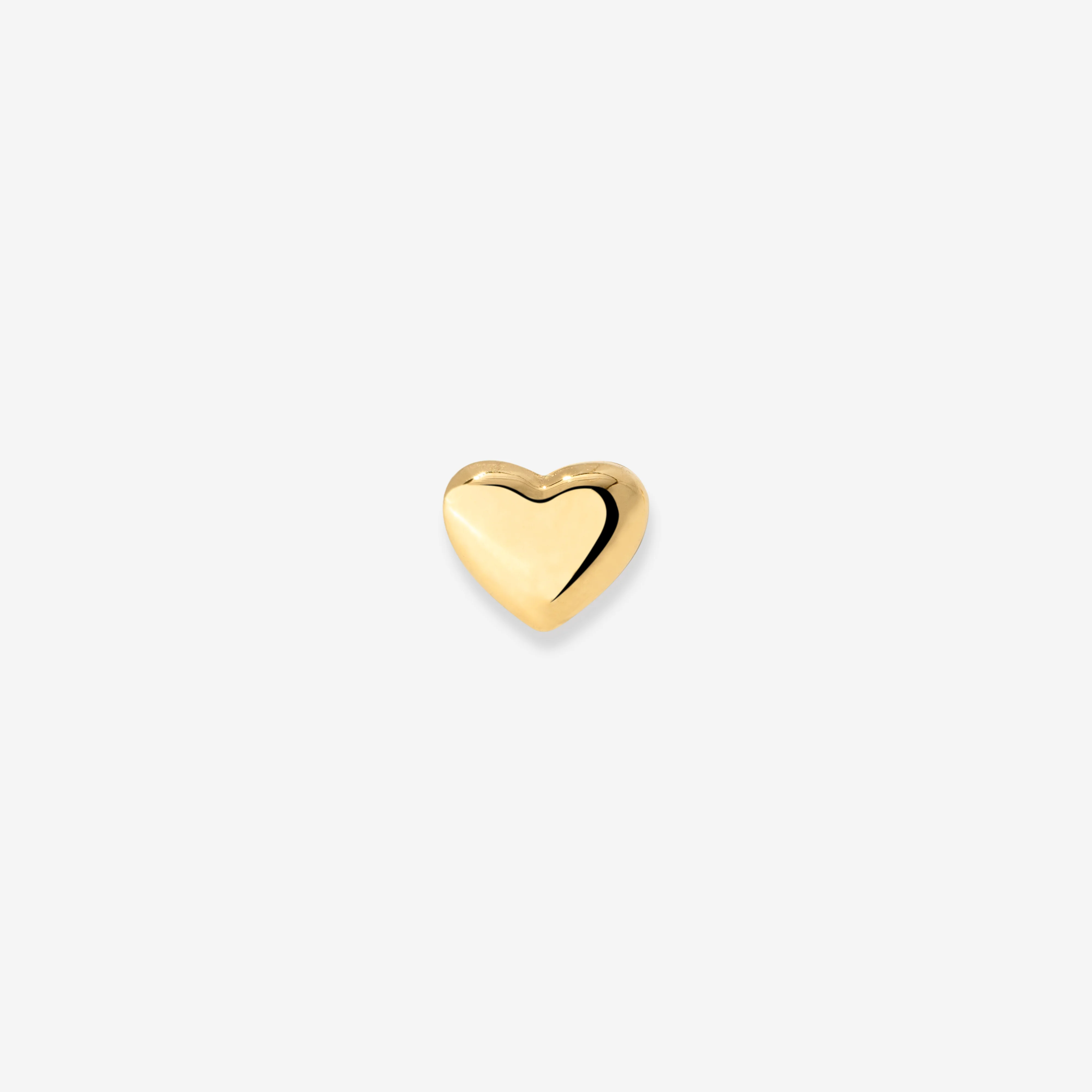 Lovely Heart Piercing Stud Gold - Image 3