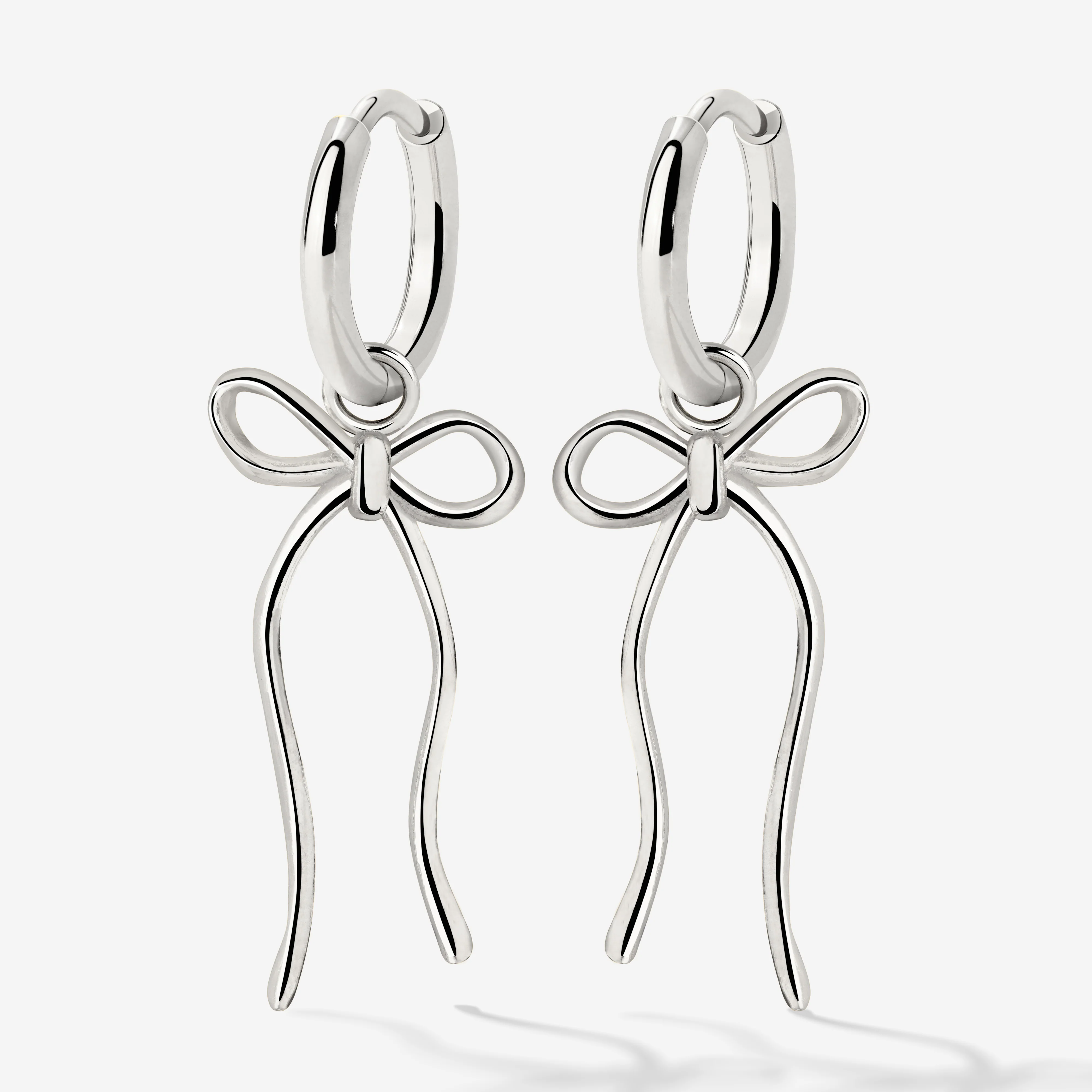 Lovely Loop Hoop Set Small Silver