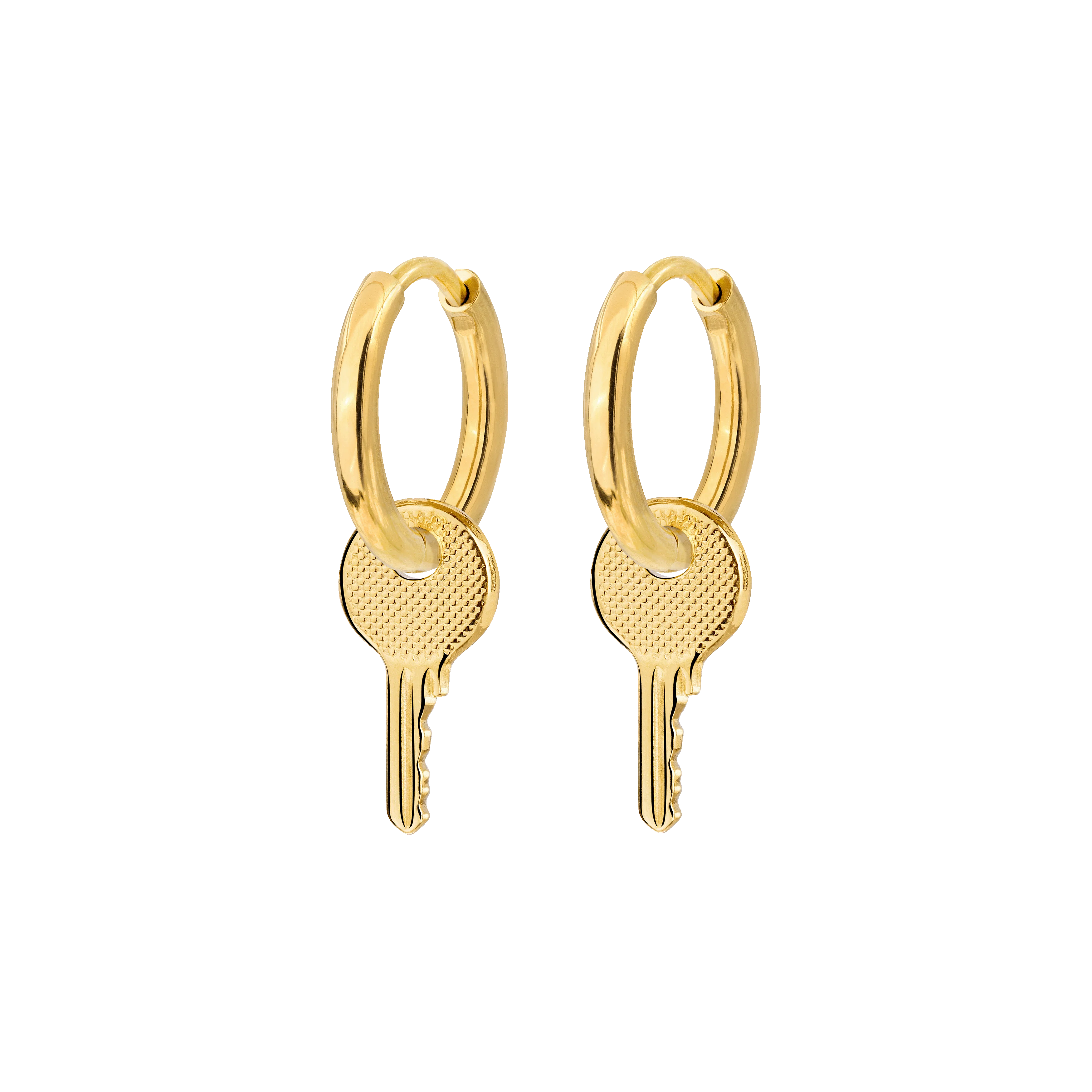 Low-key Hoop Set Small Gold