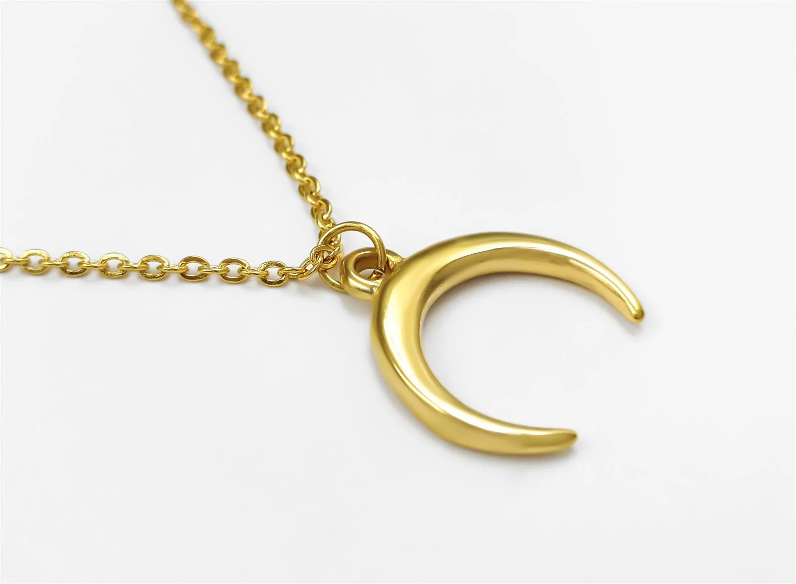 Lua Necklace Gold - Image 3