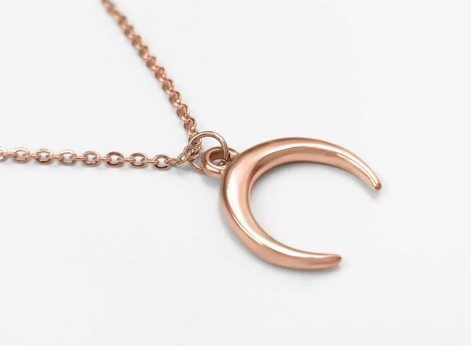 Lua Necklace Rose Gold - Image 3
