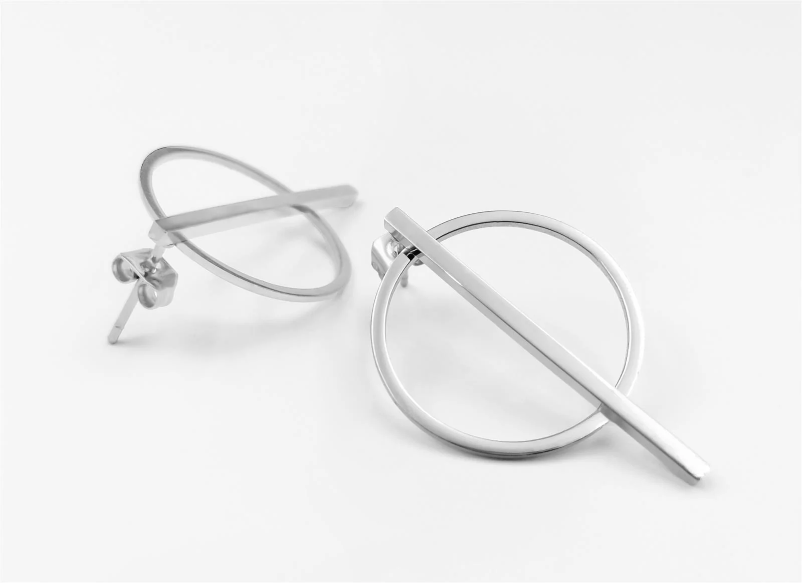Luana Earrings Silver - Image 3