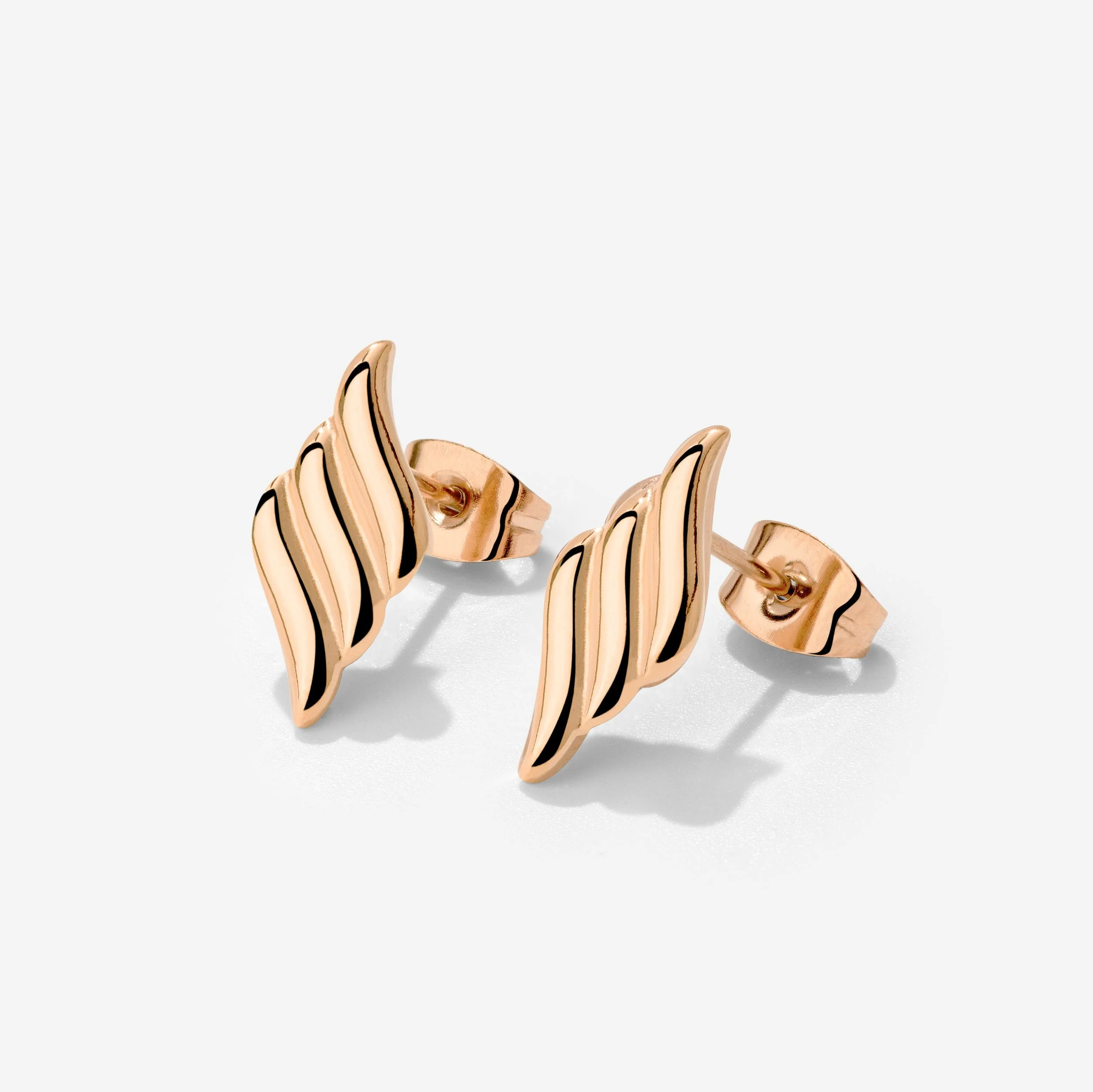 Lustrous Studs Rose Gold - Image 4