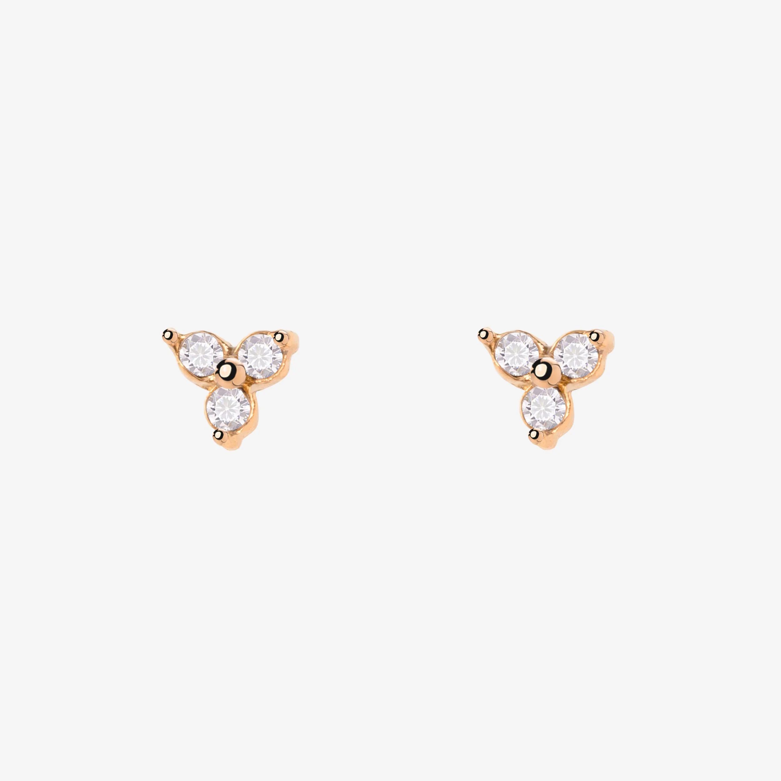 Luz Studs Rose Gold - Image 3