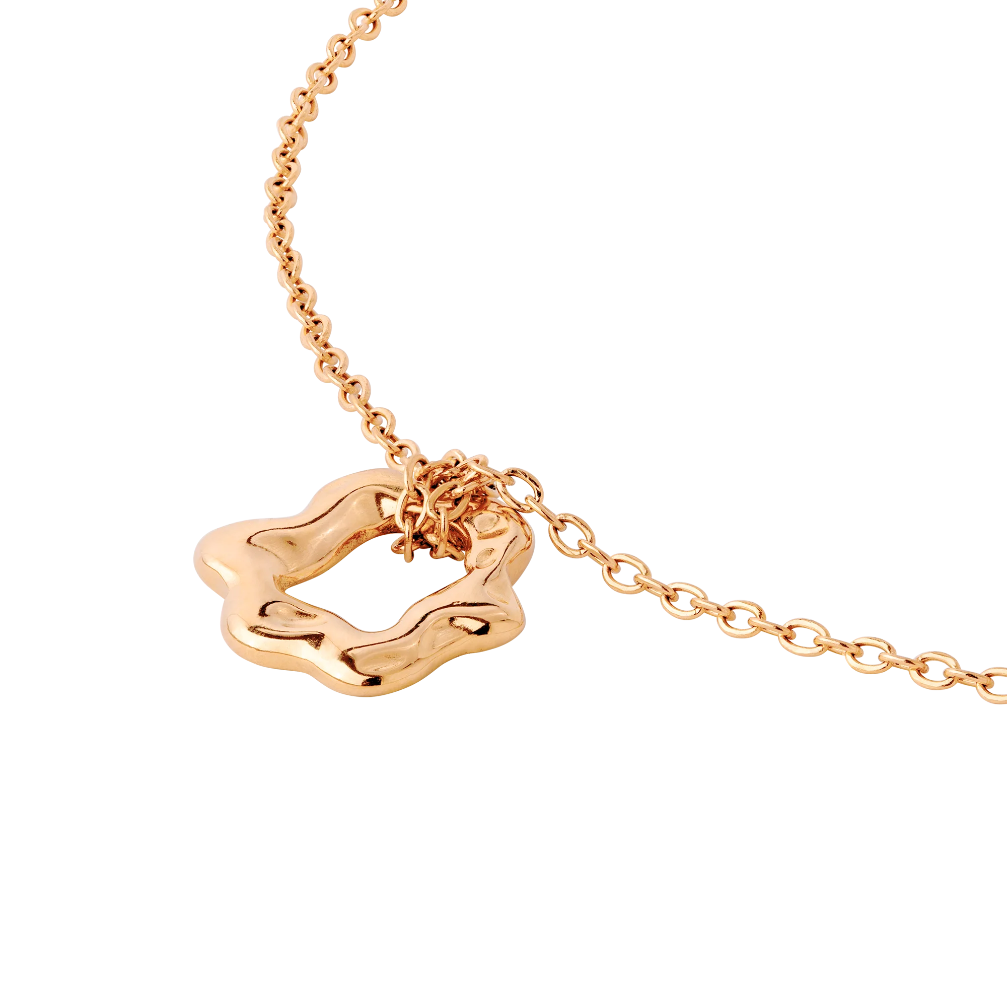 Melting Donut Necklace Rose Gold - Image 3