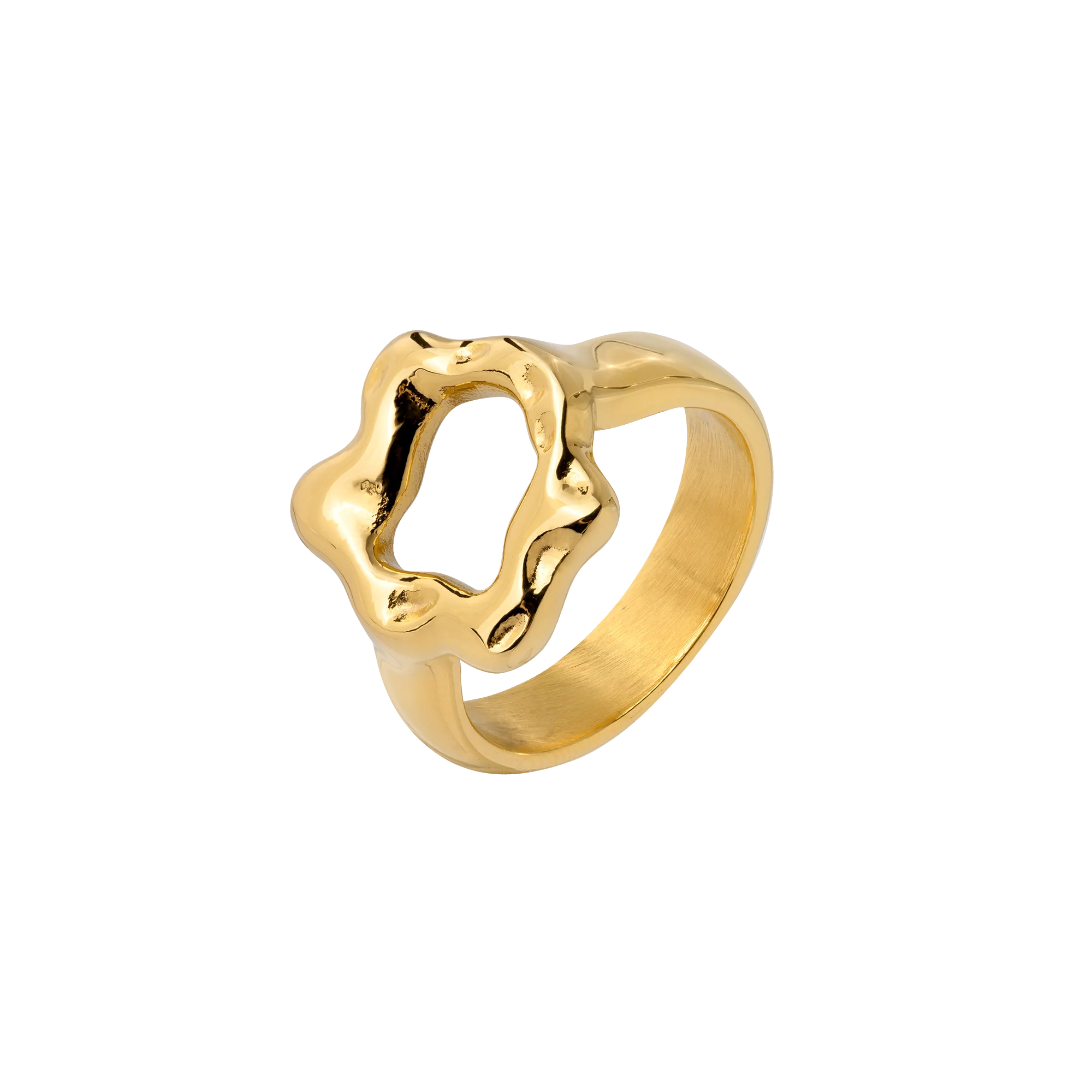 Melting Donut Ring Gold