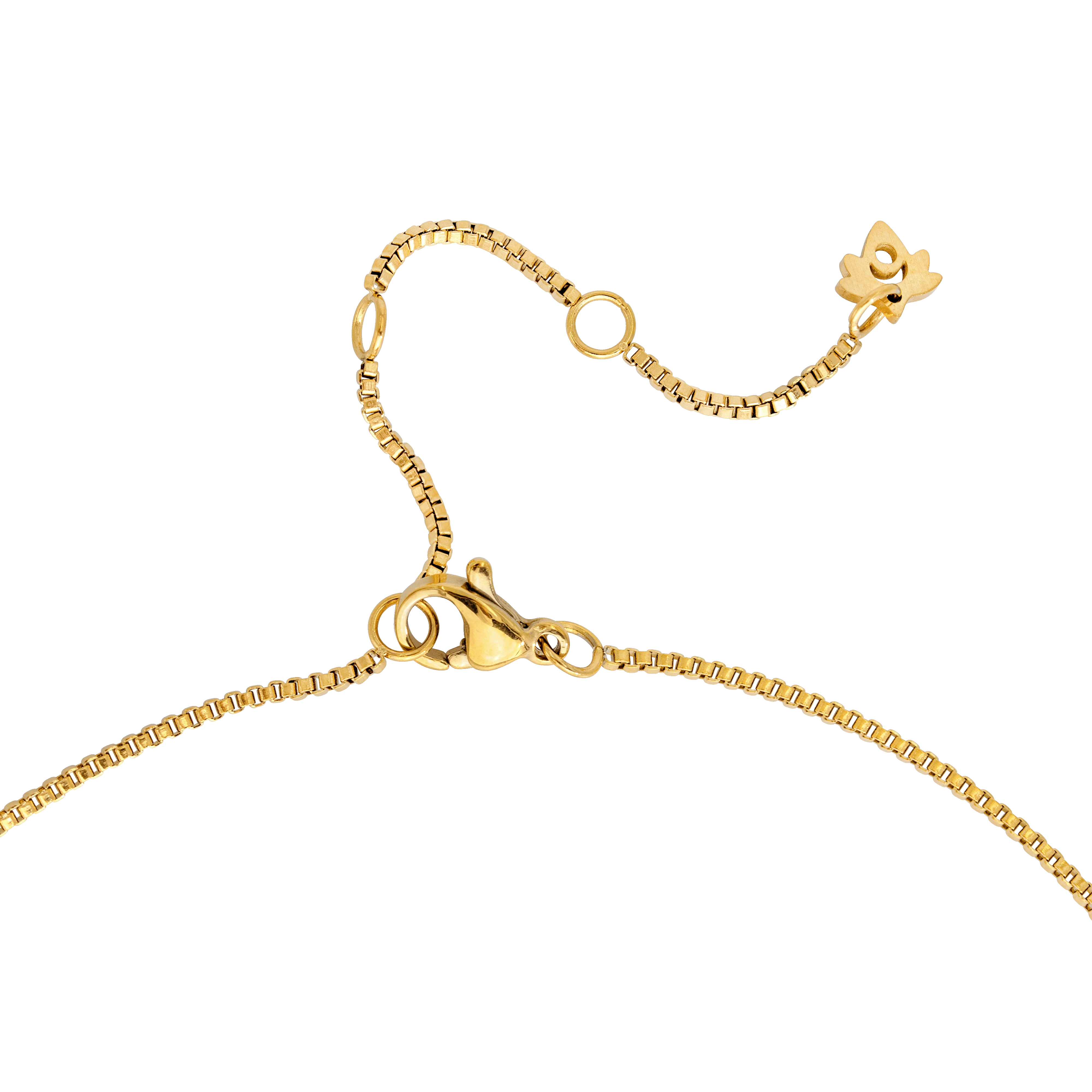 Melting Heart Necklace Gold - Image 4