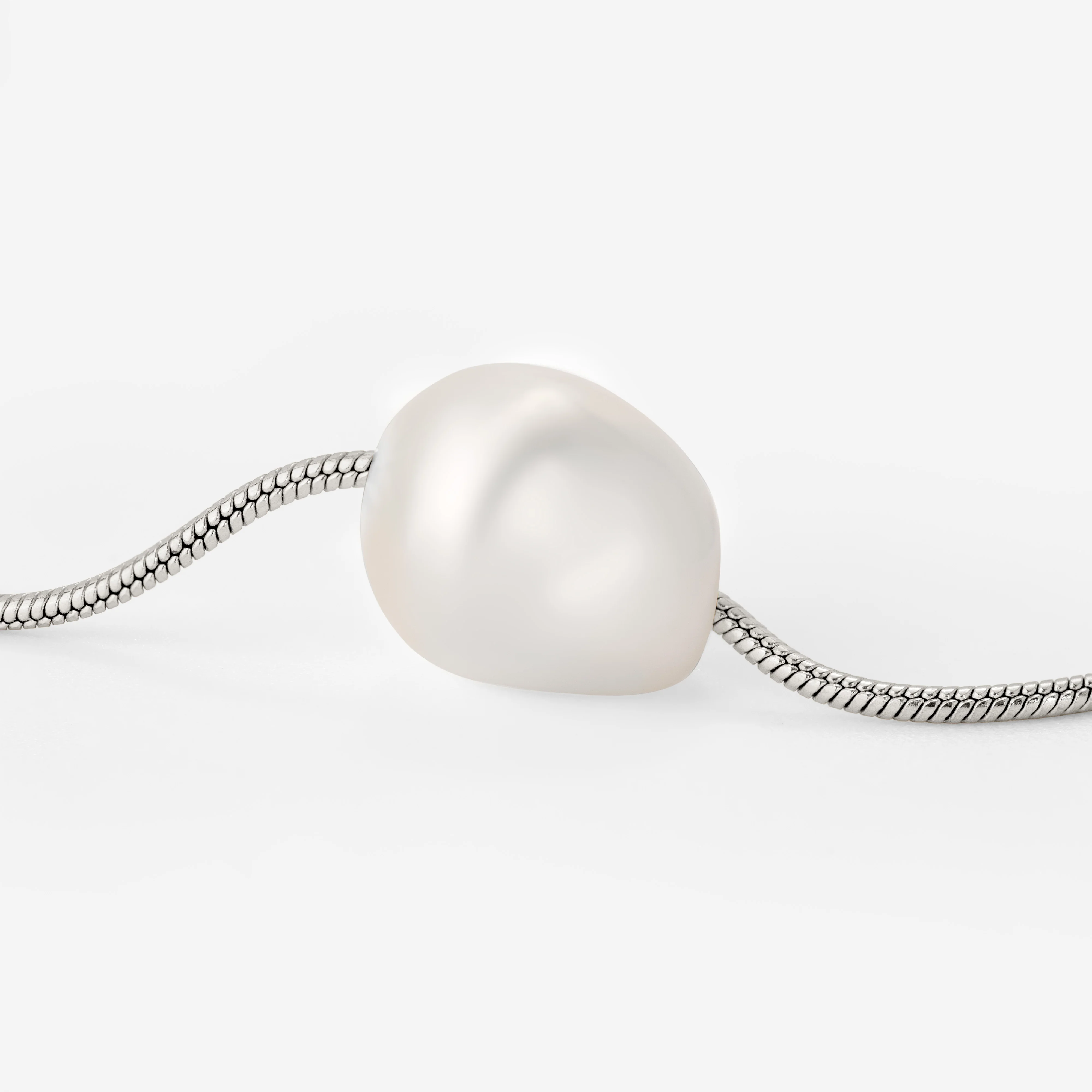 Minimalist Pearl Bundle Silver - Image 3